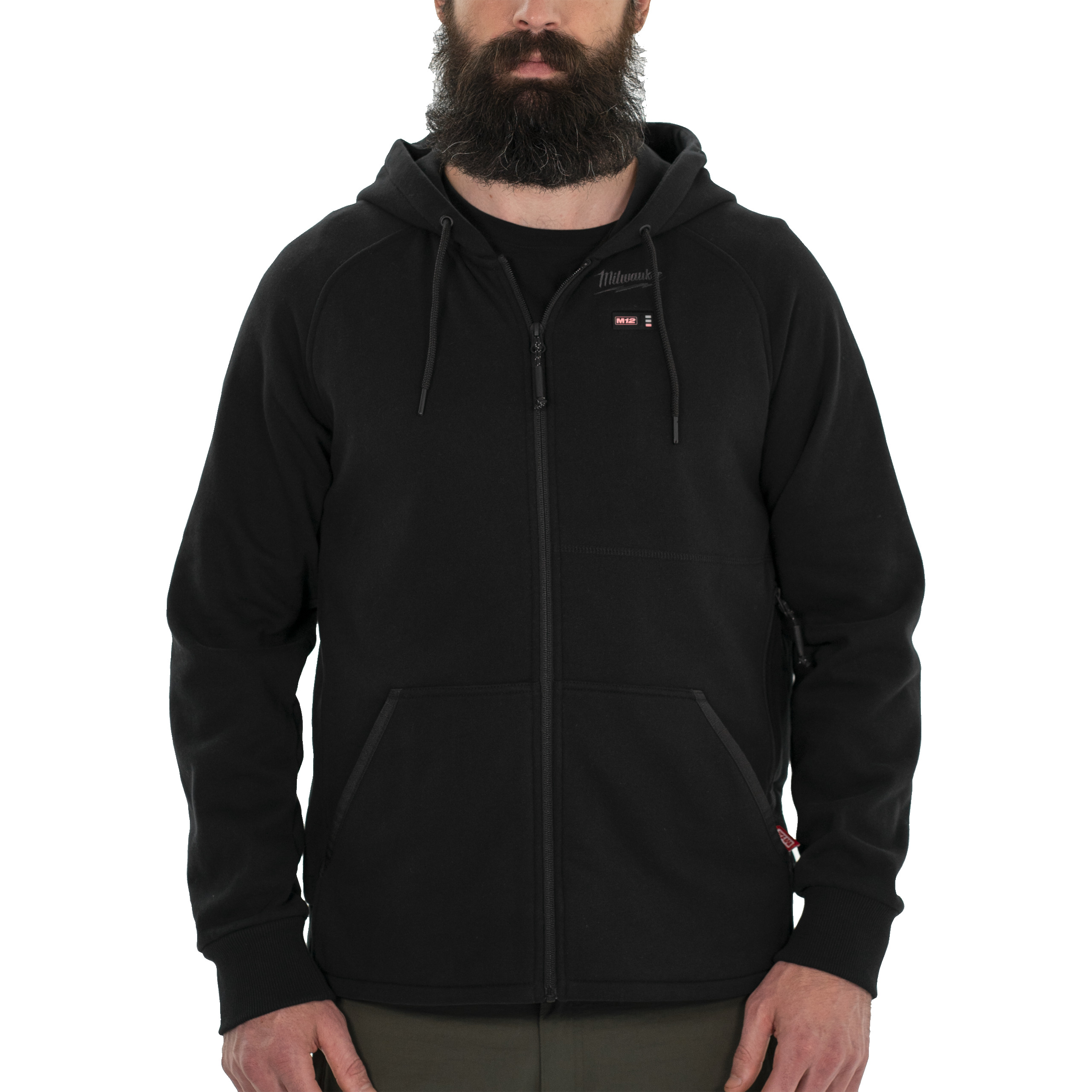 Hanorac negru incalzit M12 - 4932480064