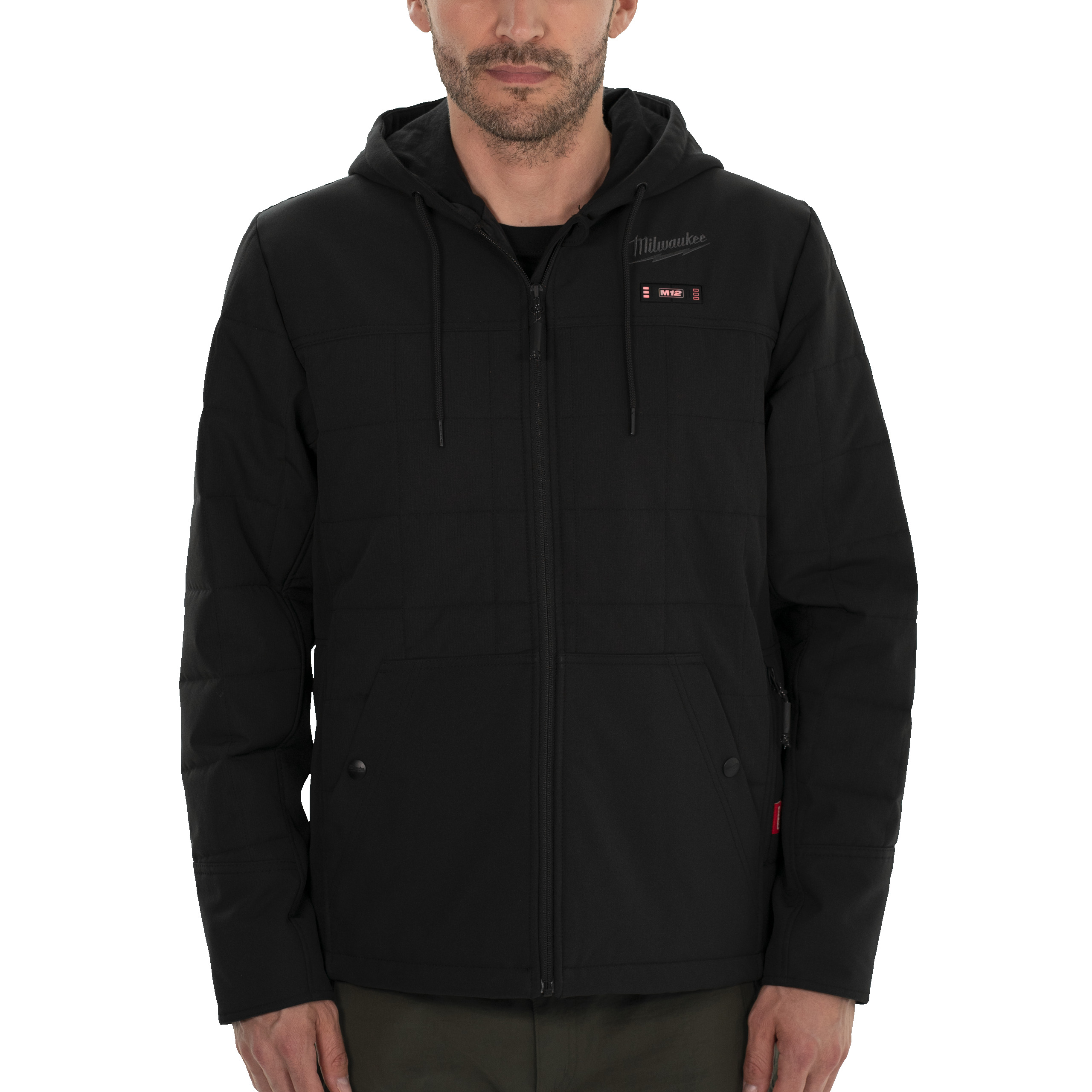 Jacheta puffer neagra incalzita M12 - 4932480075