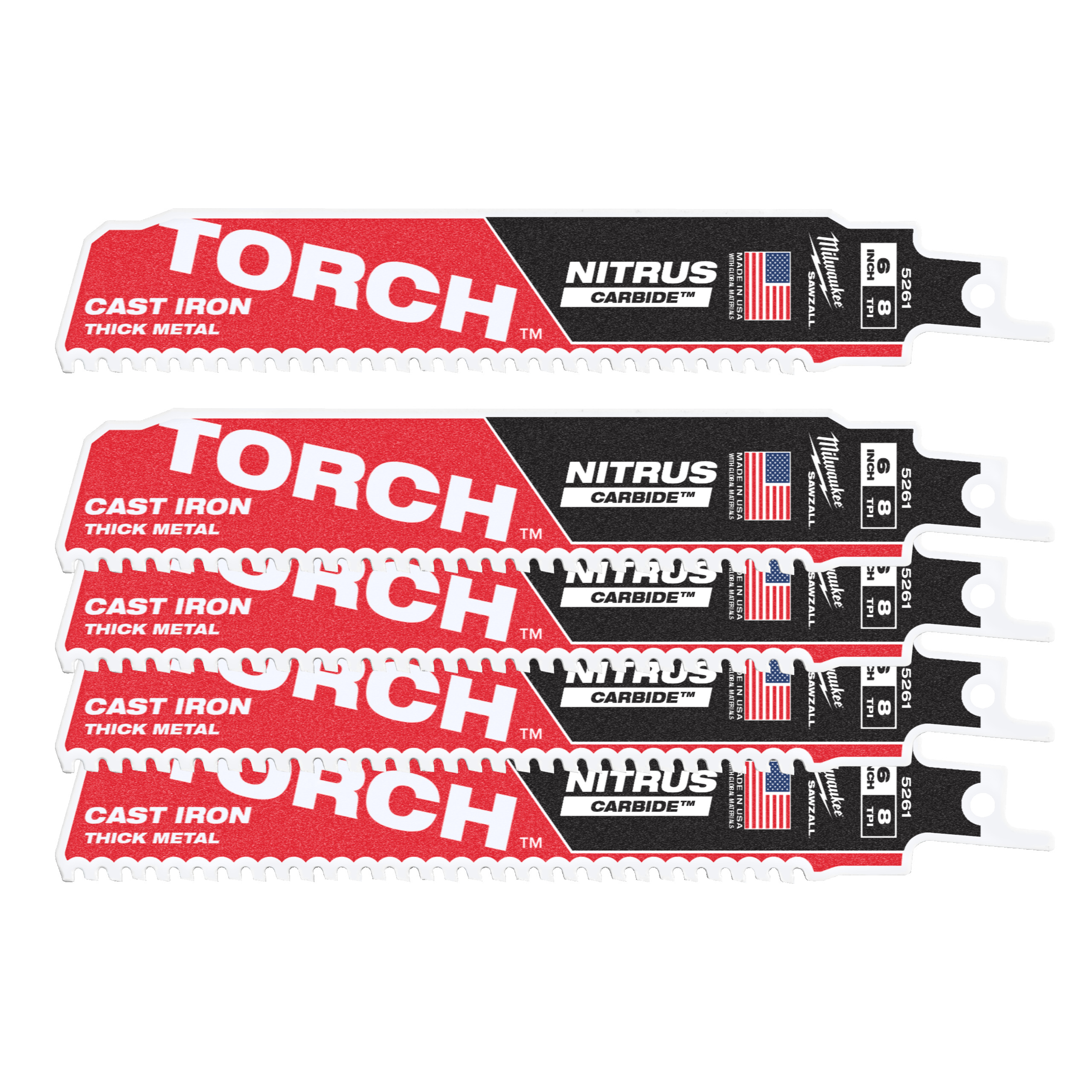 Panza TORCH NITRUS cu dinti din carbura 150 mm - 5 buc - 48005561