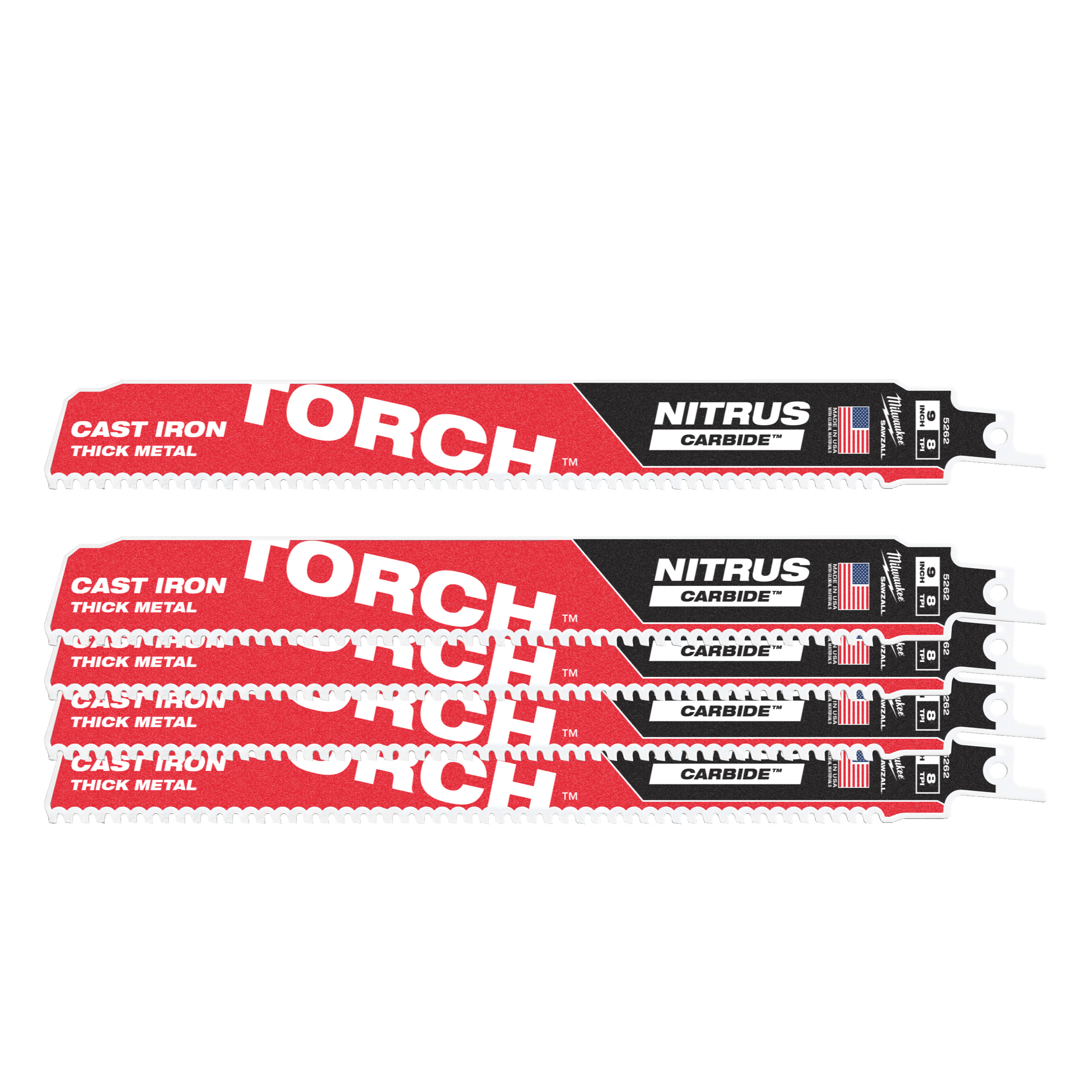 Panza TORCH NITRUS cu dinti din carbura 230 mm - 5 buc - 48005562