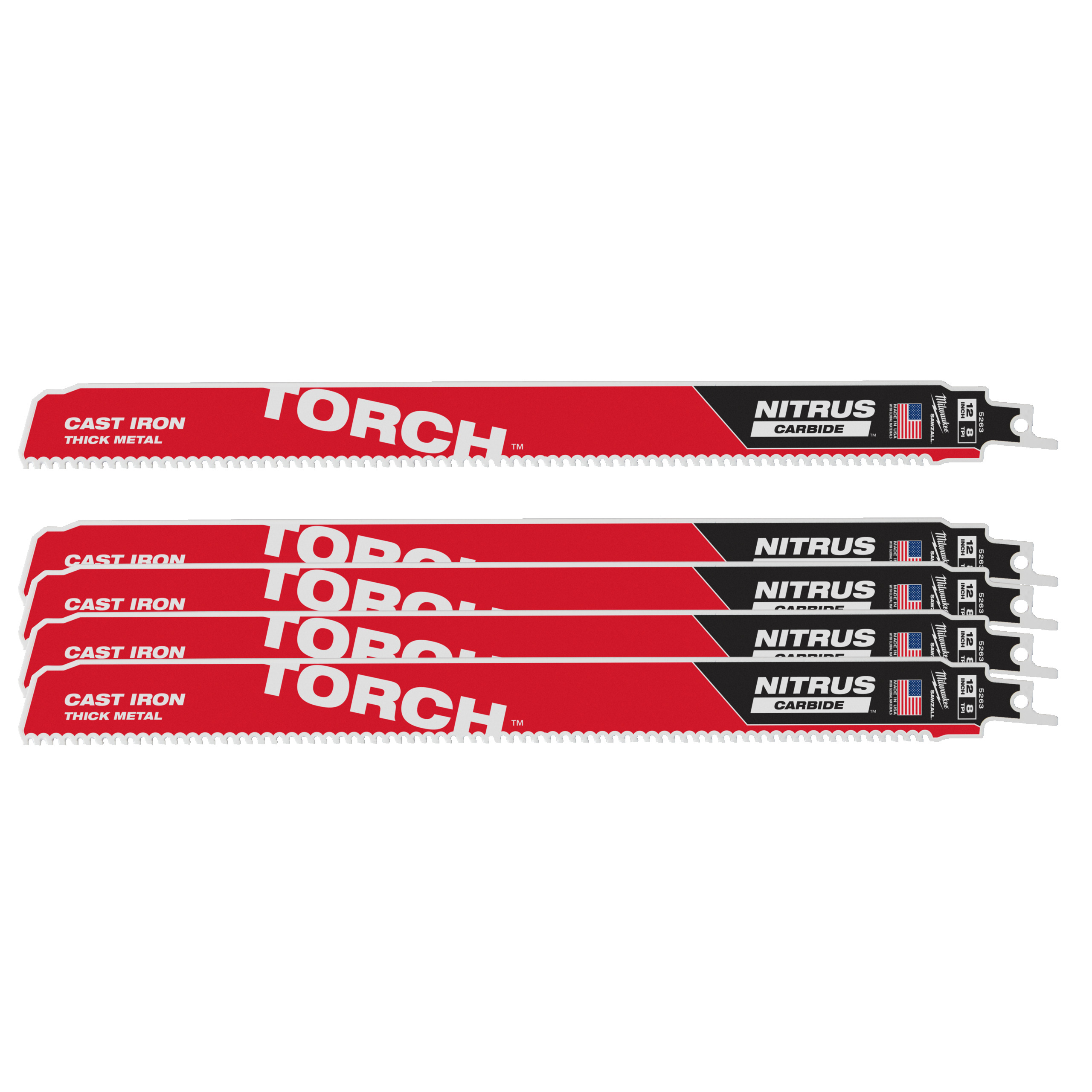 Panza TORCH NITRUS cu dinti din carbura 300 mm - 5 buc - 48005563