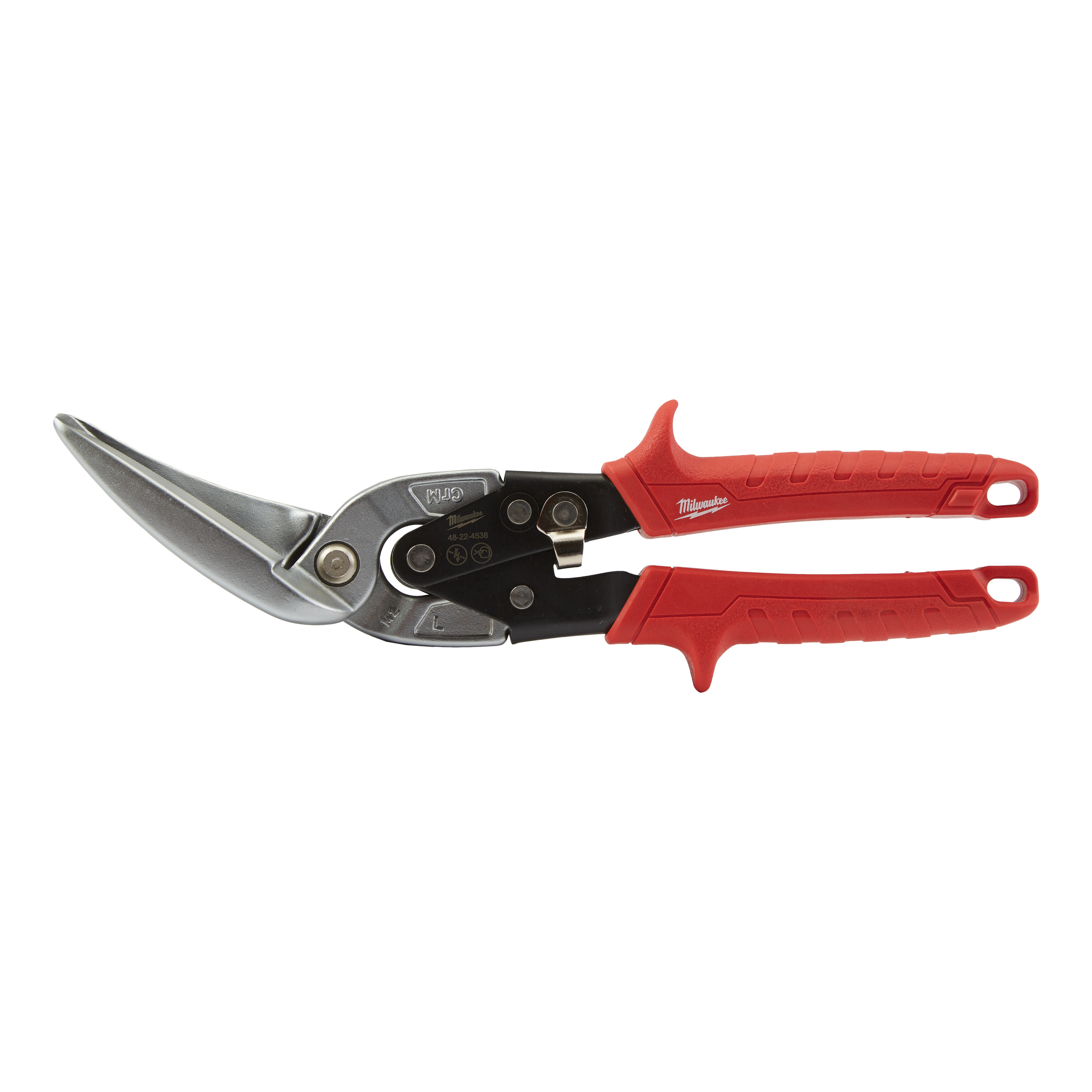 Foarfeci metal cu falci extra lungi- pentru taieturi spre stanga - 48224538