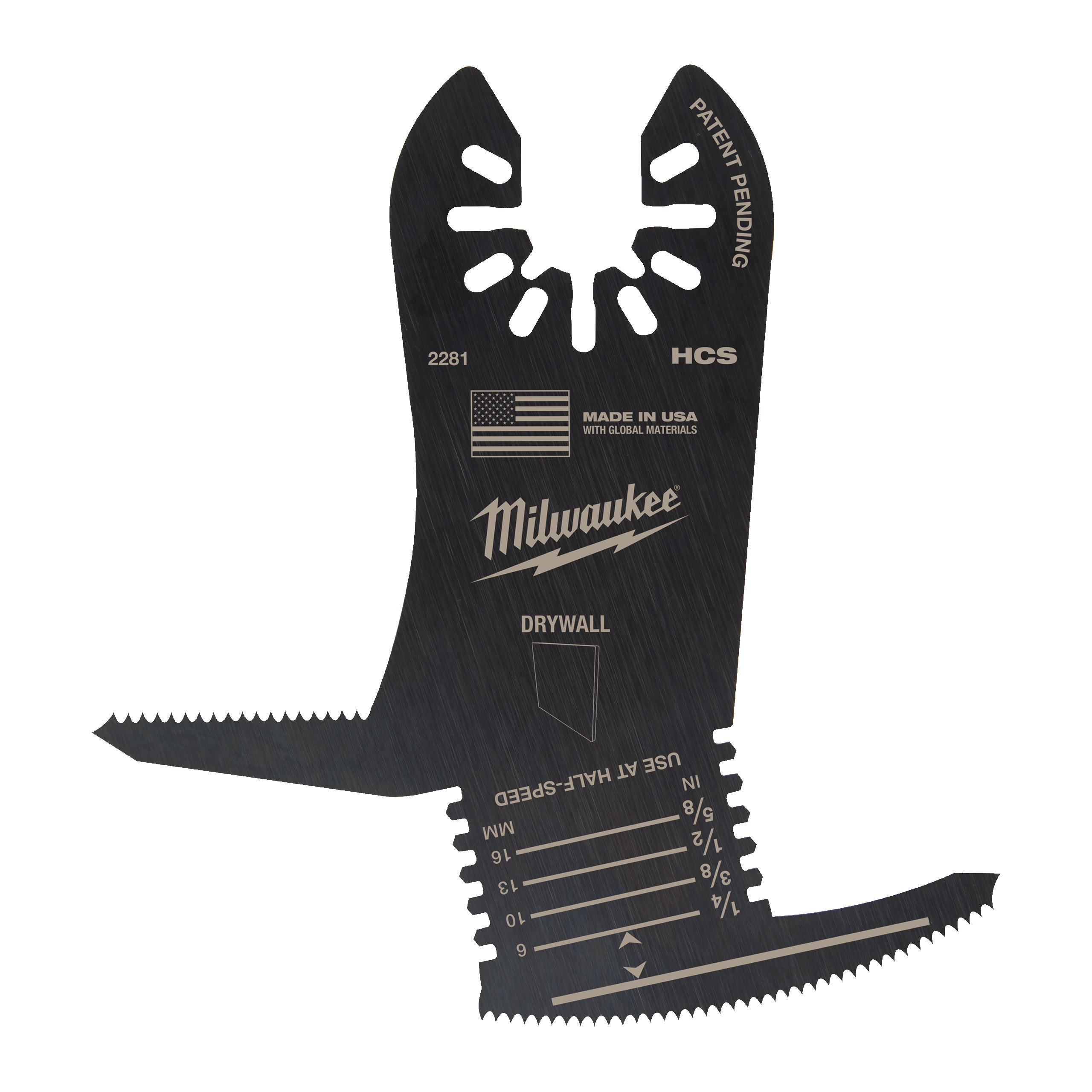 Panza de taiere si patrundere 5 in 1 pentru gips-carton. Functii: 1: 1. Marginea principala este curbata pentru taieri netede. 2. Exista varfuri de strapungere pe partile laterale ale panzelor pentru a perfora cu usurinta in gips carton pentru inceputuri curate. 3. Panza laterala orientata spre spate ofera posibilitatea de a face taieturi extrem de precise si detaliate- cum ar fi cercuri sau curbe. 4. Crestaturi pe partea laterala a panzei pentru razuirea excesului de gips-carton pentru o potrivire exacta. 5. Ghid de adancime gravat cu laser. - 48852281