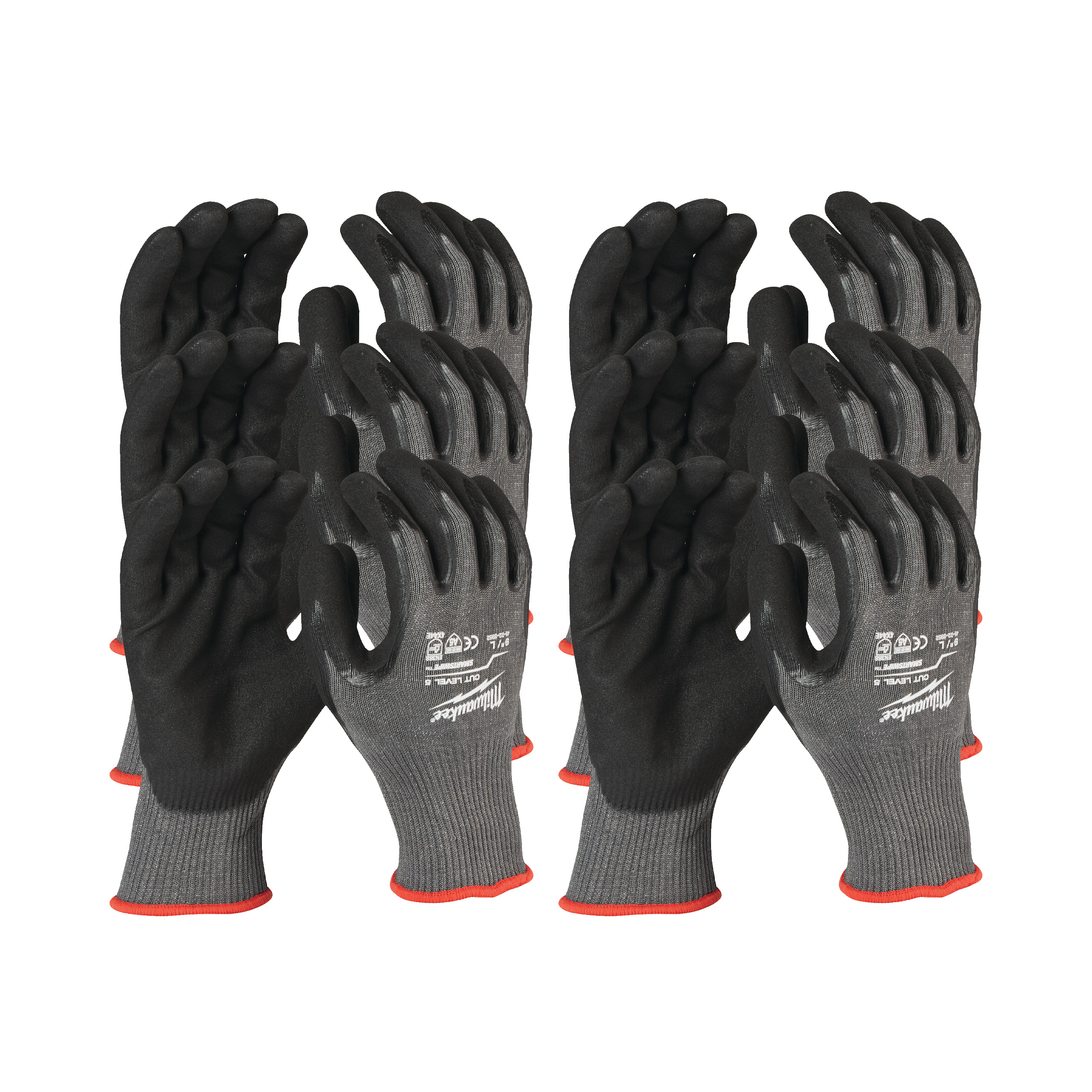 Manusi rezistente la taiere 5-E - XL-10 - set 12 buc. - 4932471624