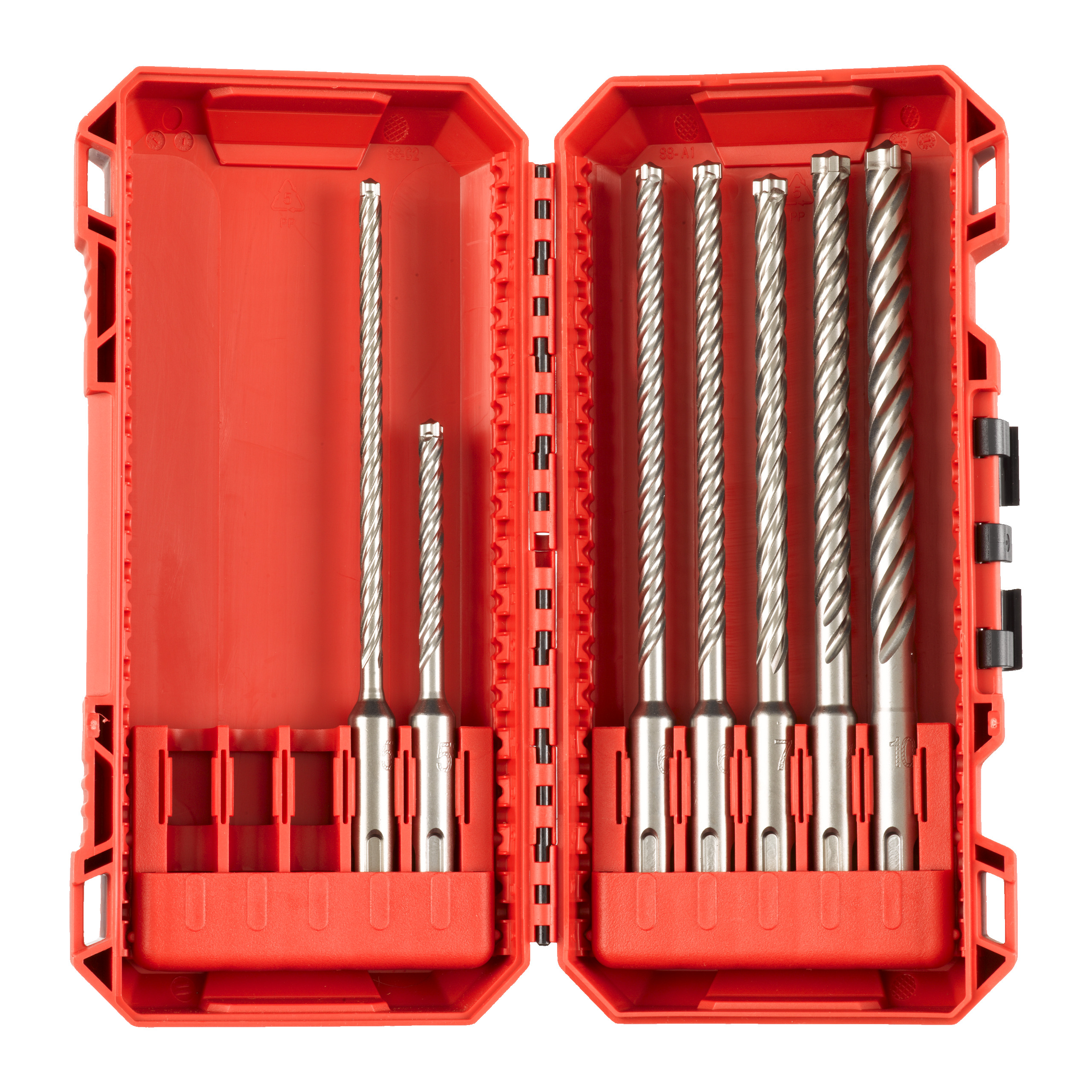 Burghie SDS-Plus MX4 set (7 buc) - 4932492114