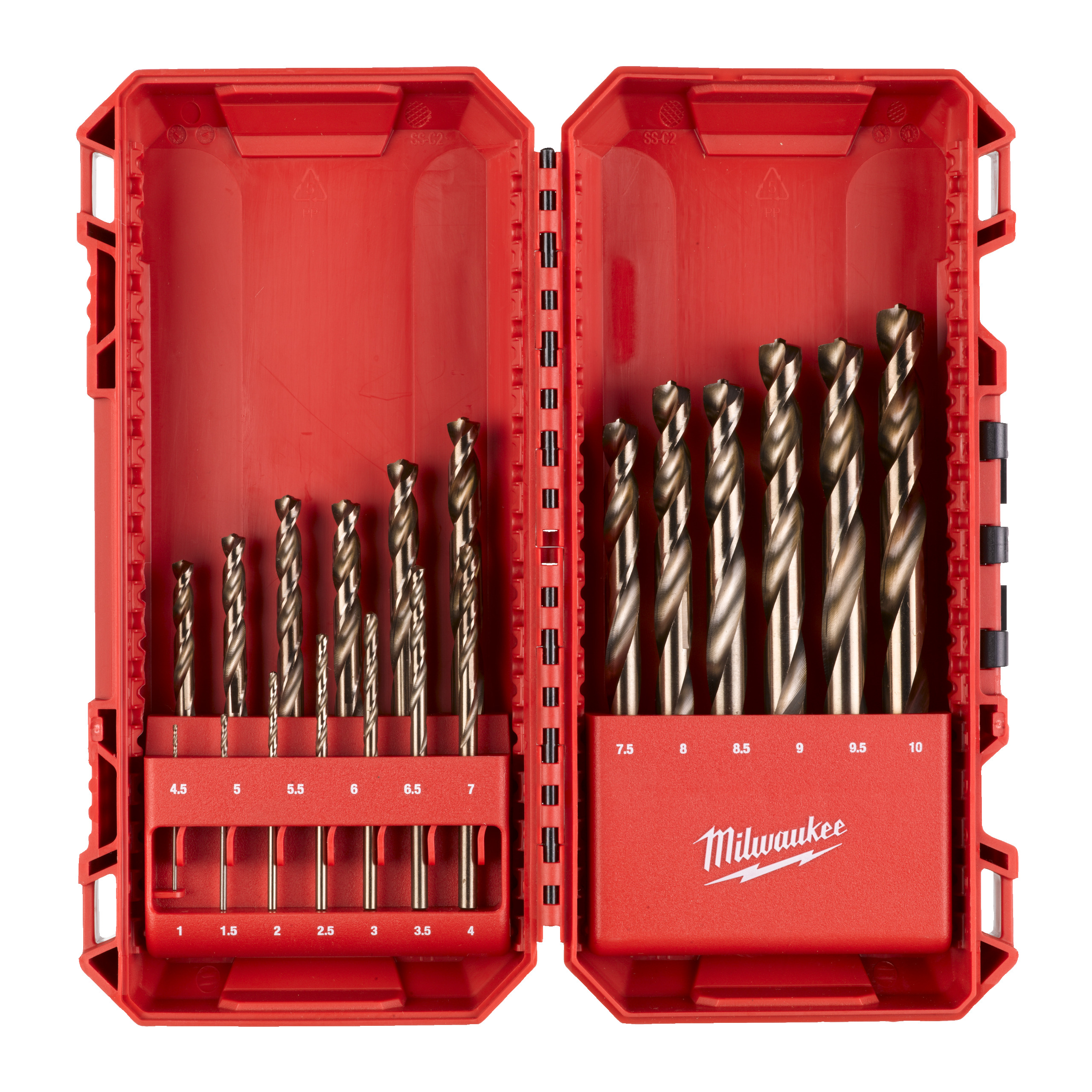 Set 19 bucati RED COBALT HSS-Ground- HSS-G Cobalt Set - 19 buc - 4932493867