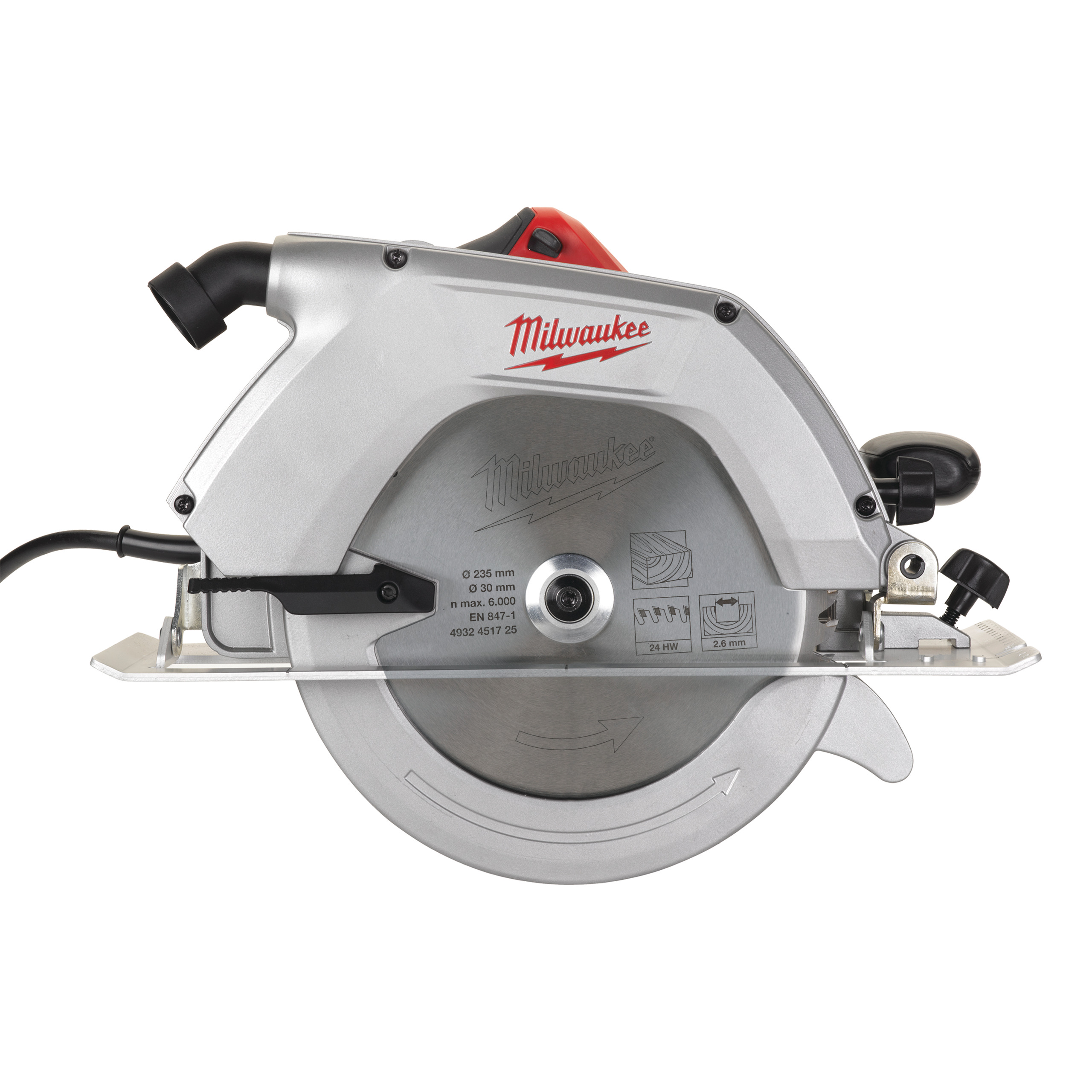 Fierastrau circular 235 mm (adancime de taiere 85 mm) - 4933451129