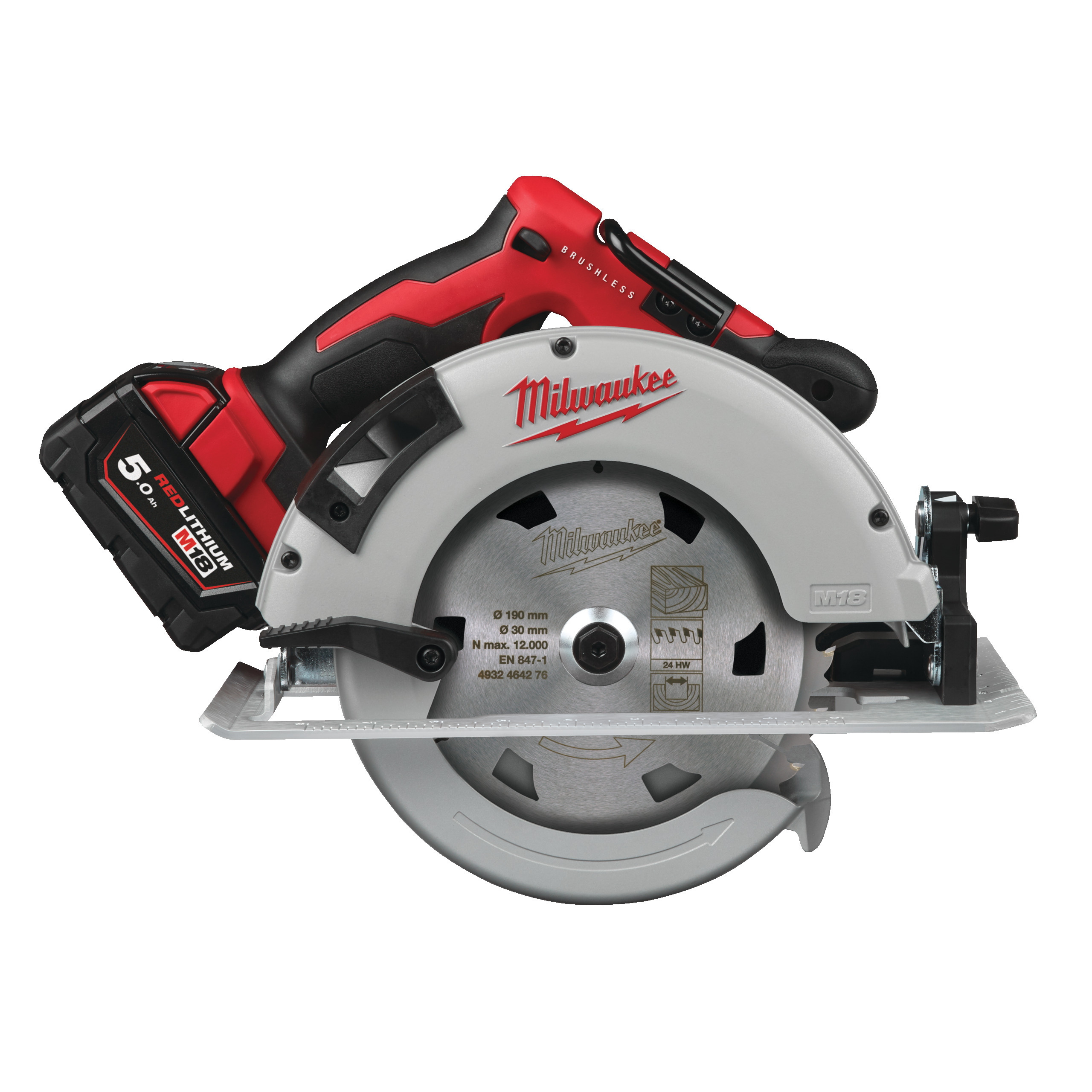Fierastrau circular cu motor fara perii 66 mm pentru lemn si plastic M18 - 4933480789