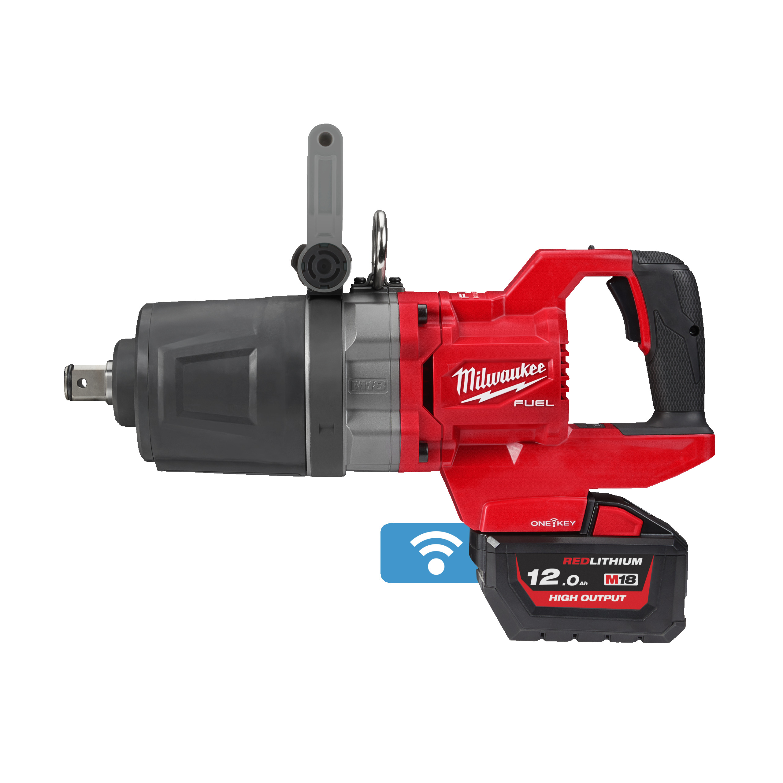 Cheie de impact 1″ ONE-KEY M18 FUEL cu maner-D- cuplu ridicat si inel de fixare - 4933472072
