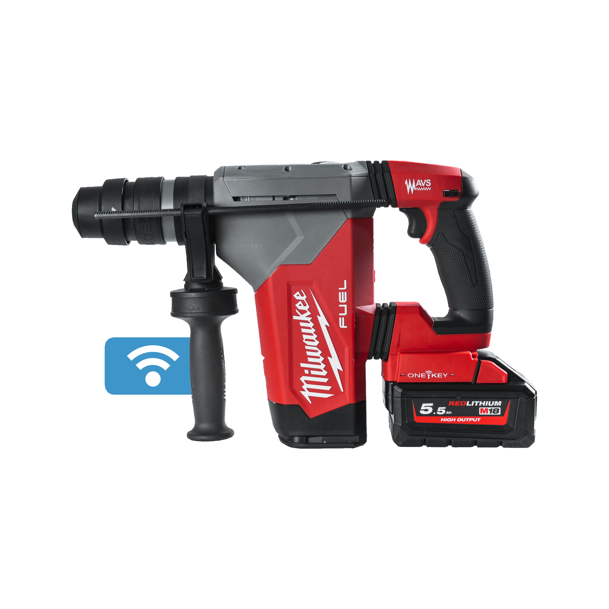 Ciocan rotopercutor SDS-Plus 32 mm cu 4 functii M18 FUEL cu ONE-KEY si mandrina FIXTEC - 4933478497