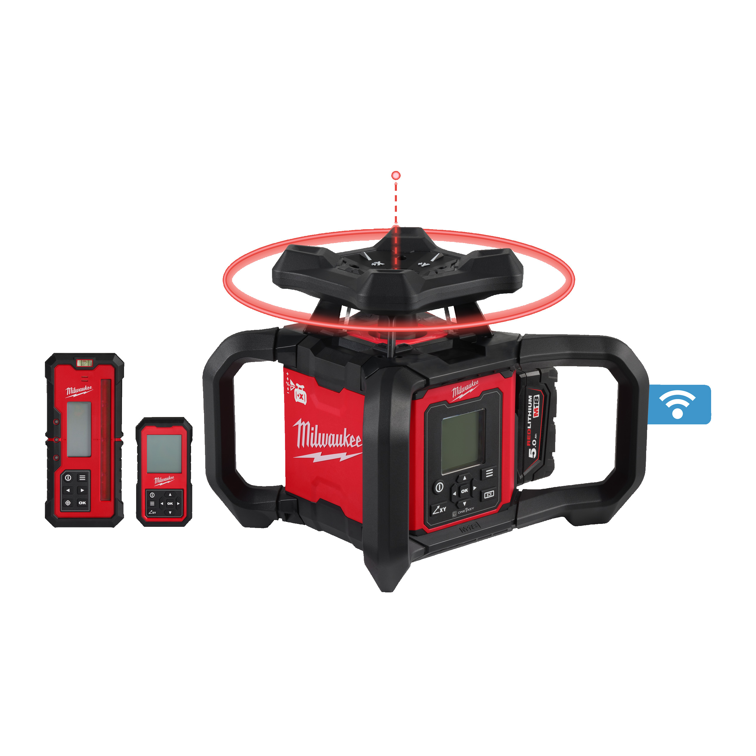 Nivela laser rotativa- orizontala si verticala M181200 m cu ONE-KEY - 4933493205
