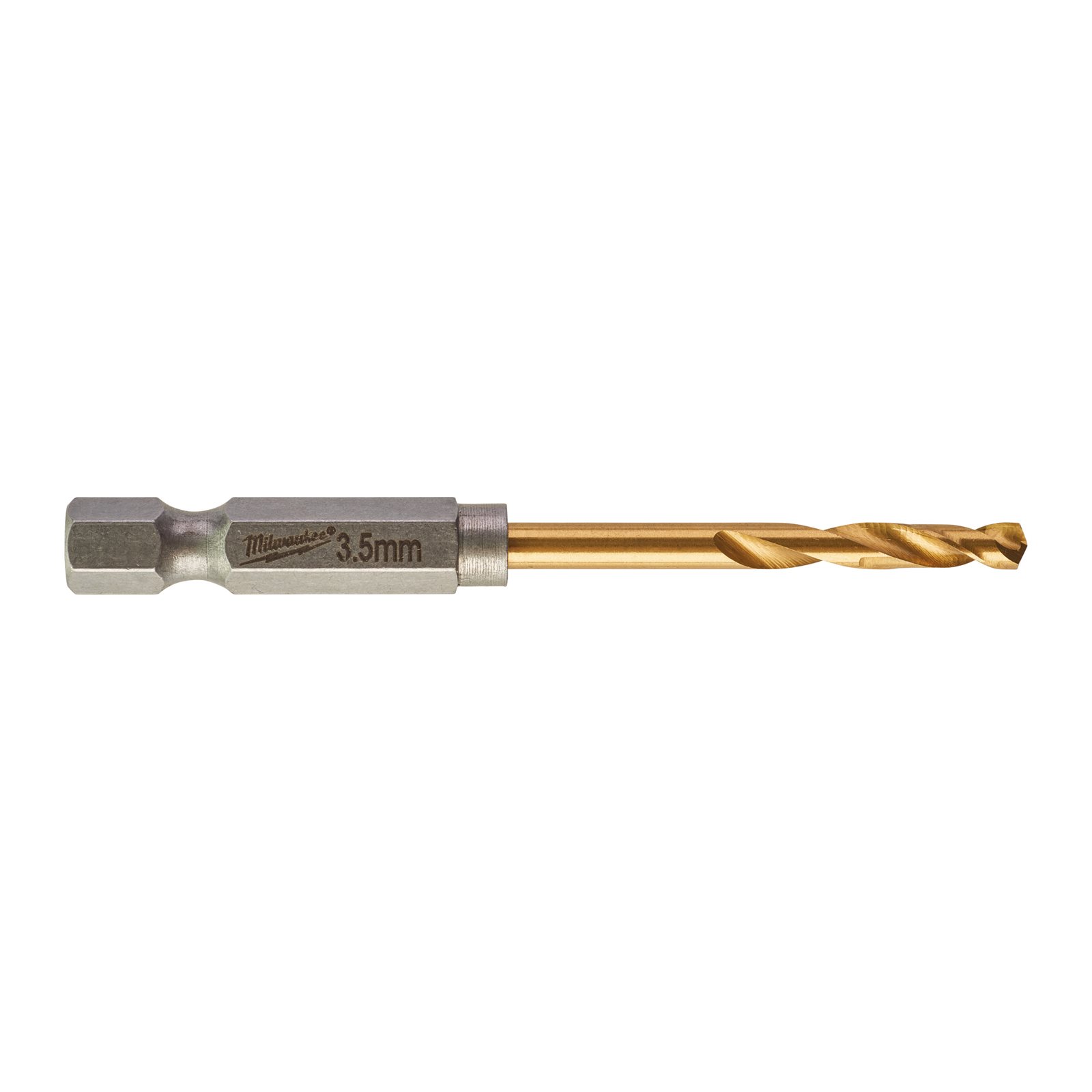 RED HEX - Burghie SHOCKWAVE HSS-Ground Titan pentru metal 3.5 mm 2 buc Milwaukee