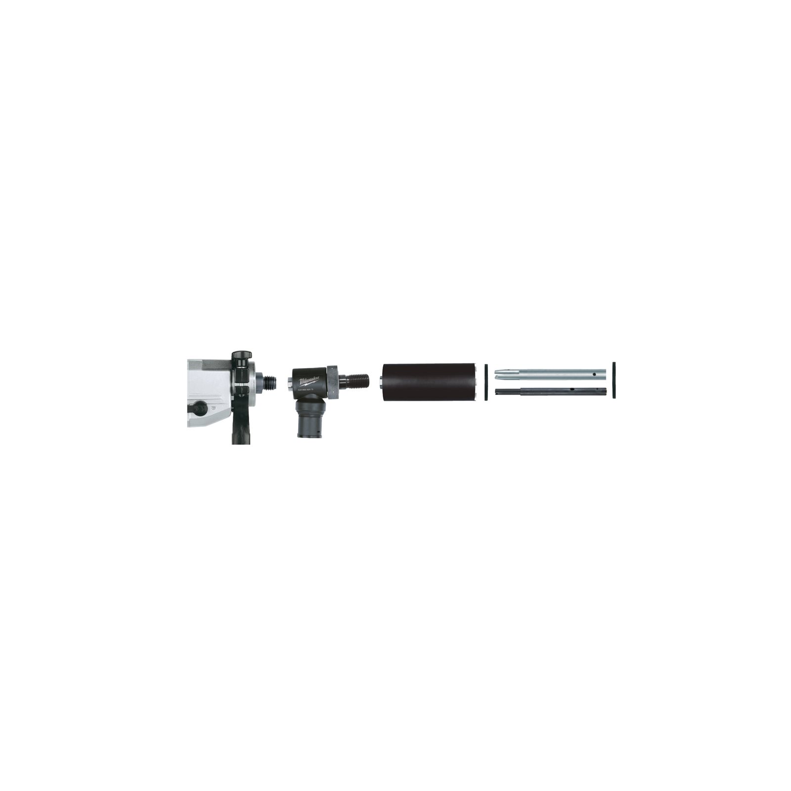 Găurire uscată cu carotă diamantată cu sistem de extragere a prafului - DCHXL 52 mm 1/4" Milwaukee - detaliu 1