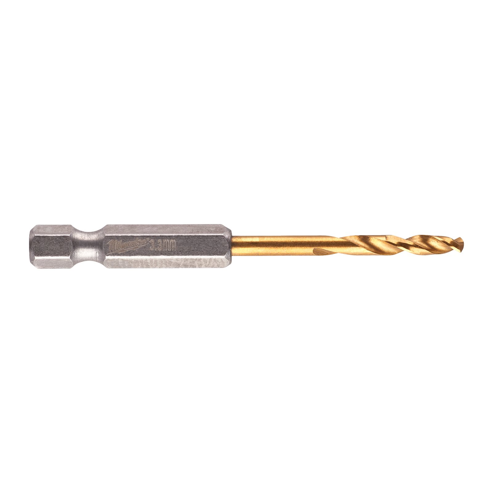 RED HEX - Burghie SHOCKWAVE HSS-Ground Titan pentru metal 3.3 mm 2 buc Milwaukee
