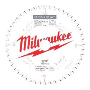 Pânze pentru fierăstrău tăieri înclinate 216 mm Milwaukee 4932471316