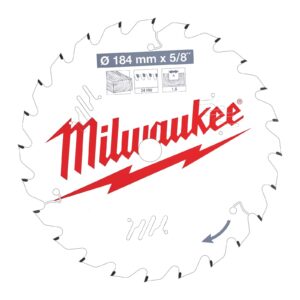 Pânze pentru fierăstraie circulare de mână 184 mm Milwaukee 4932471378