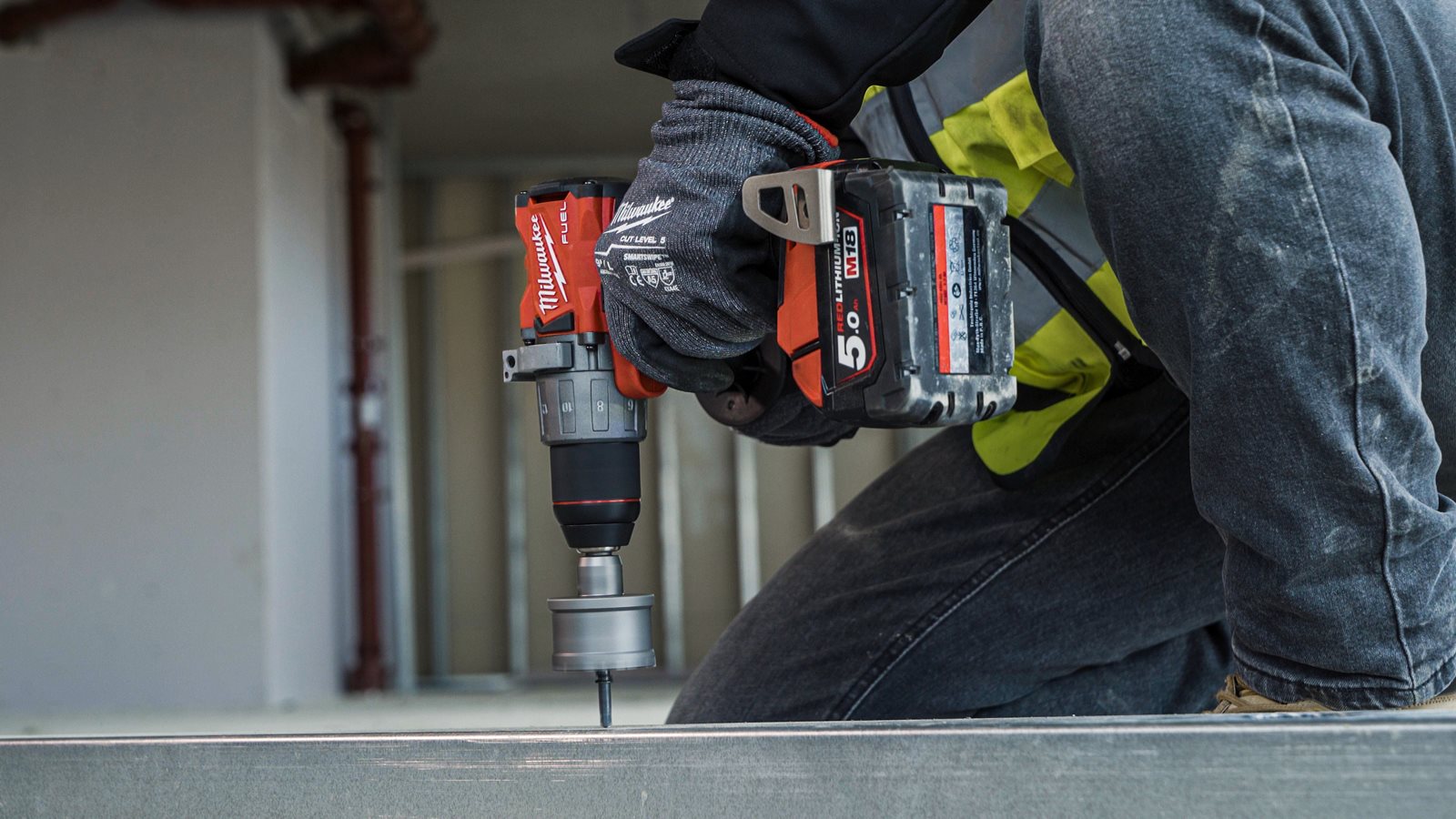 Carote oțel inoxidabil TCT 16mm 1pc Milwaukee - in utilizare 1