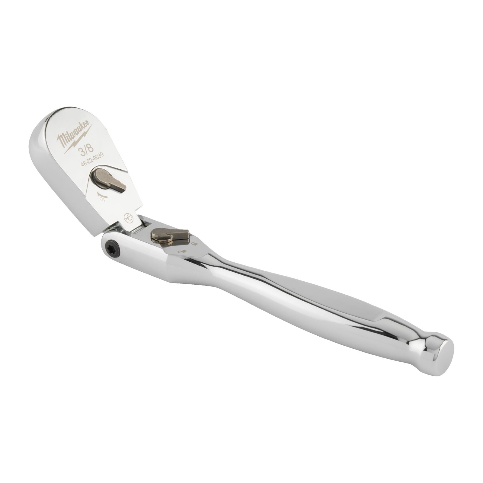 Antrenor cu clichet cu cap pivotant 3/8" 1 Milwaukee 4932479652 - imagine 2