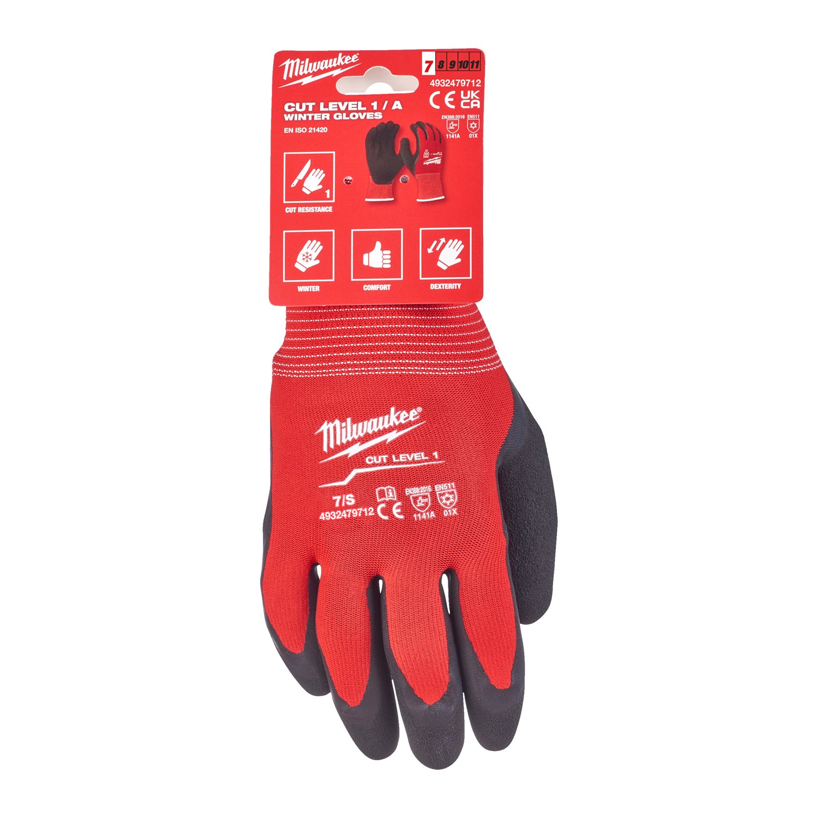 Mănuși iarnă - nivel de tăiere A 1pc Milwaukee 4932471343 - continutul pachetului 1