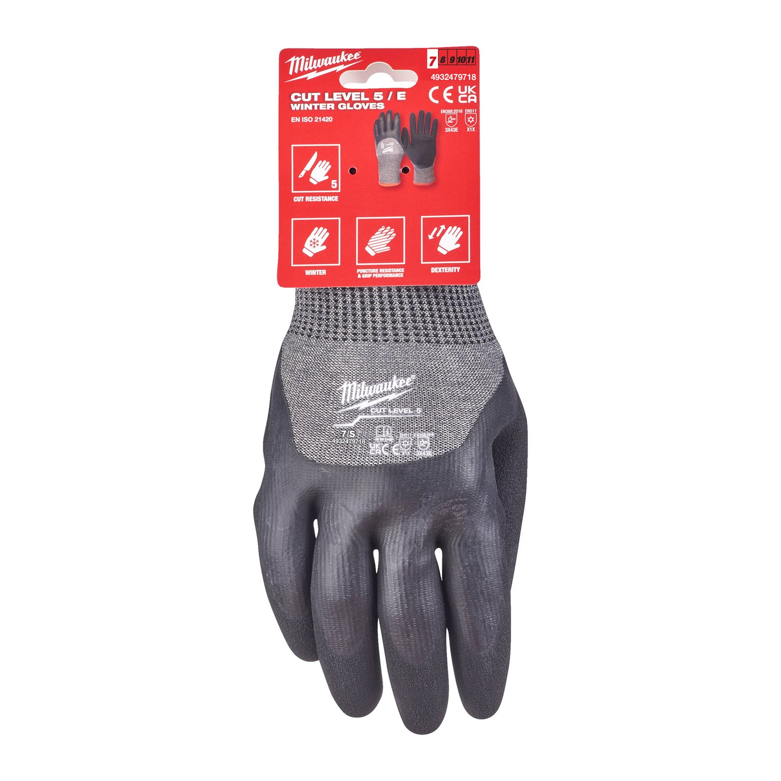 Mănuși iarnă - nivel de tăiere E 1pc Milwaukee 4932479558 - continutul pachetului 1
