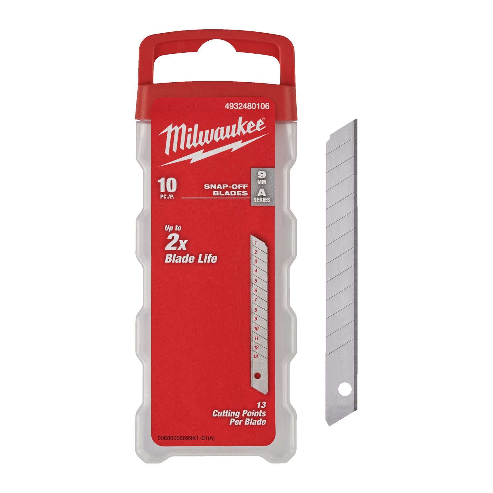 Lame cutter 9 mm 10pc Milwaukee - imagine 2
