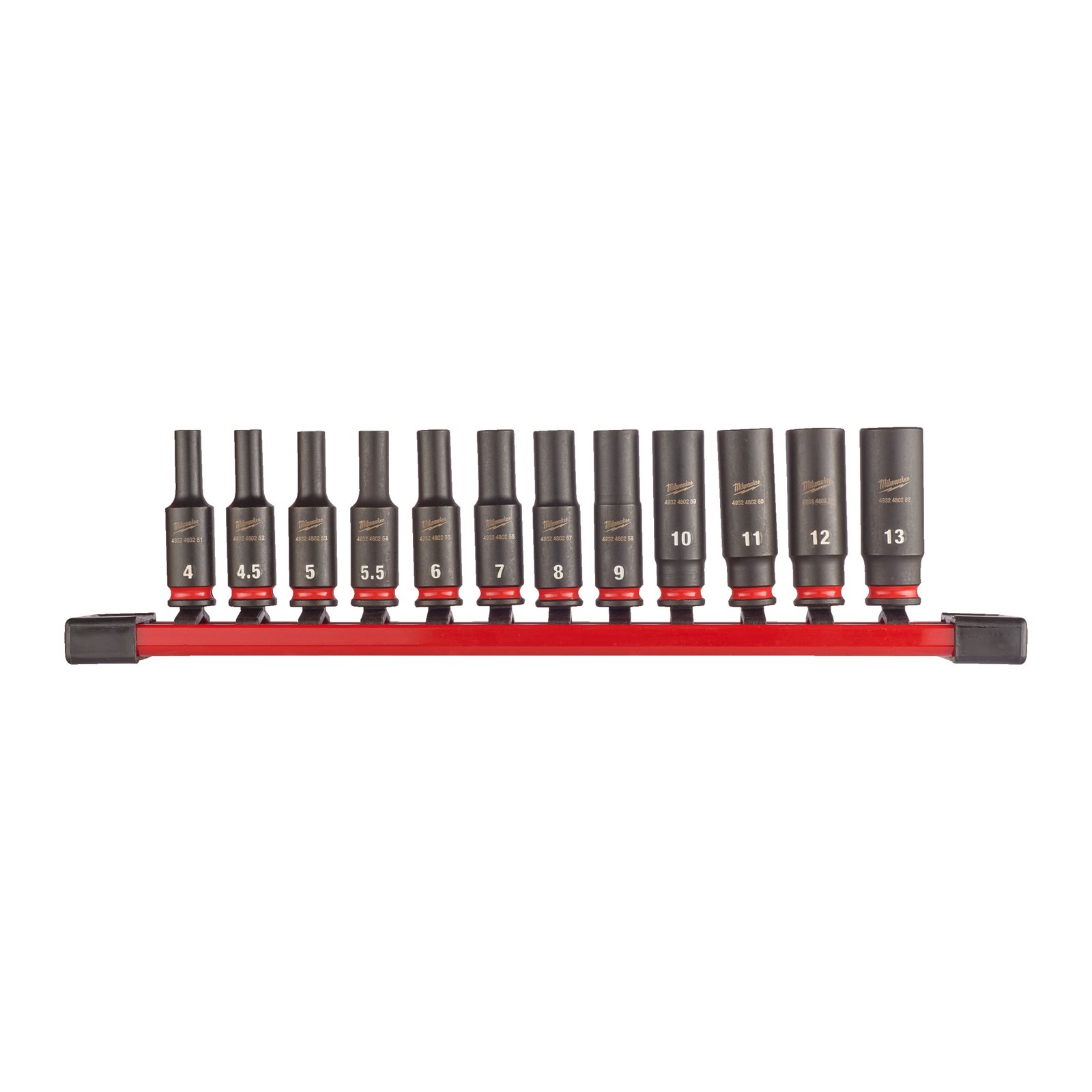 Chei tubulare de impact SHOCKWAVE IMPACT DUTY 1/4" 12pc Milwaukee