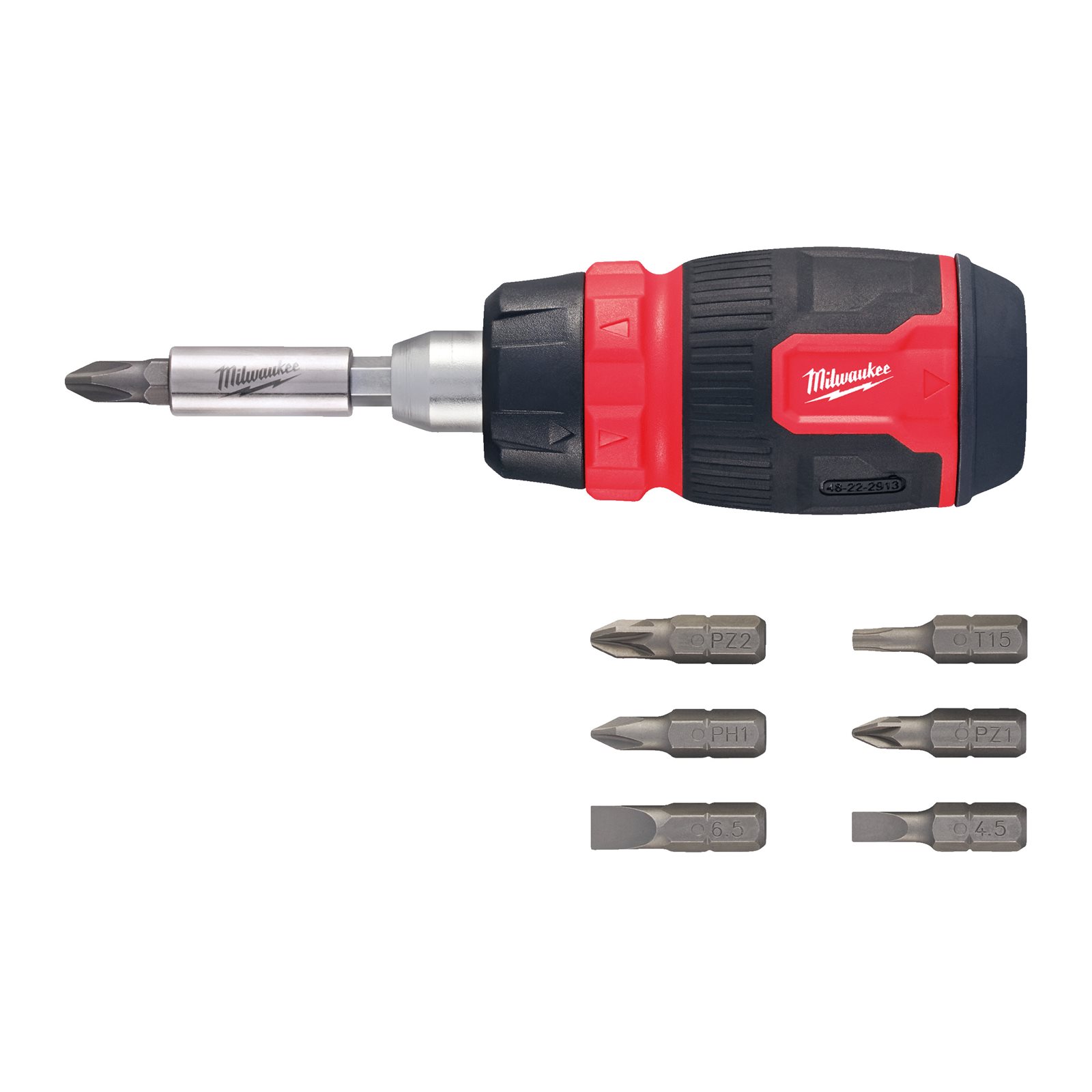 Șurubelniță cu clichet multi-bit Milwaukee 4932480581 - imagine 4