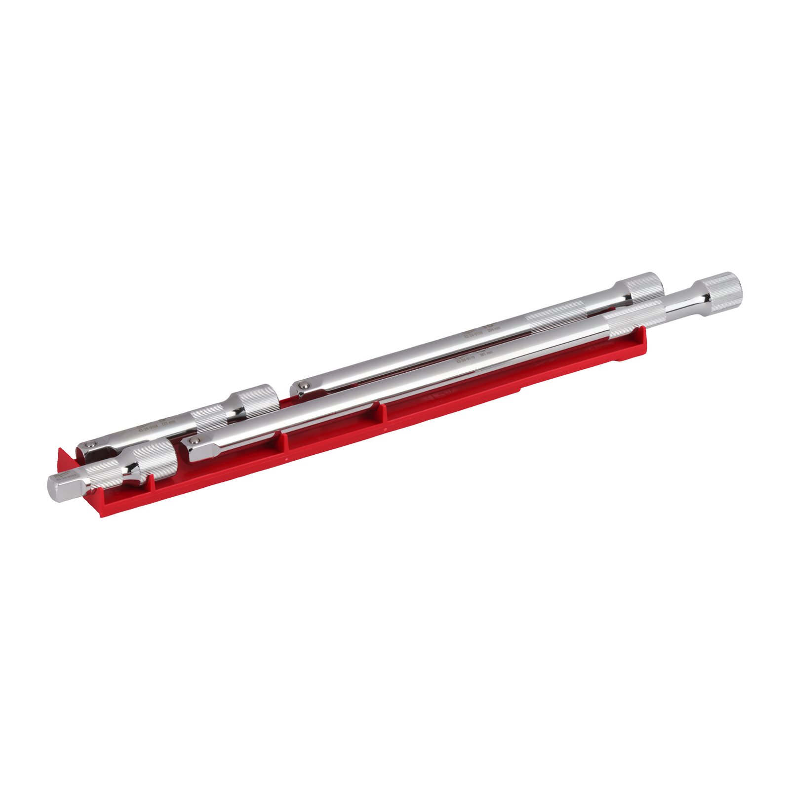 Set prelungitoare 1/2" 4 buc Milwaukee - imagine 2