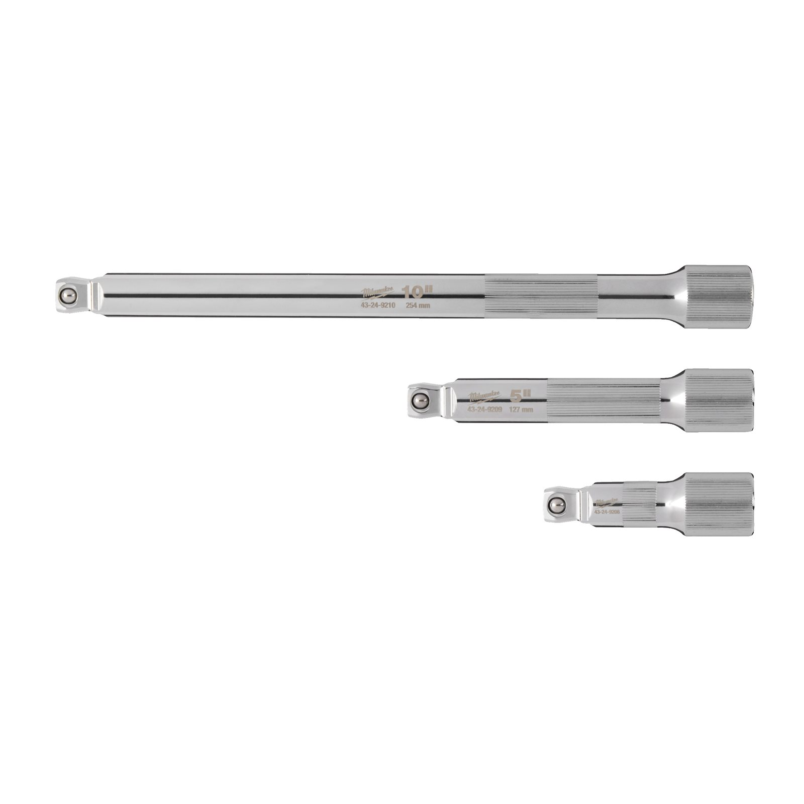Set prelungitor cheie 1/2" 3 buc Milwaukee - imagine 3