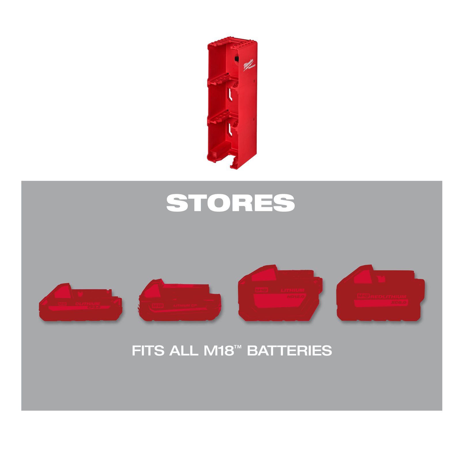 Suport acumulator PACKOUT Milwaukee 4932480709 - imagine 5