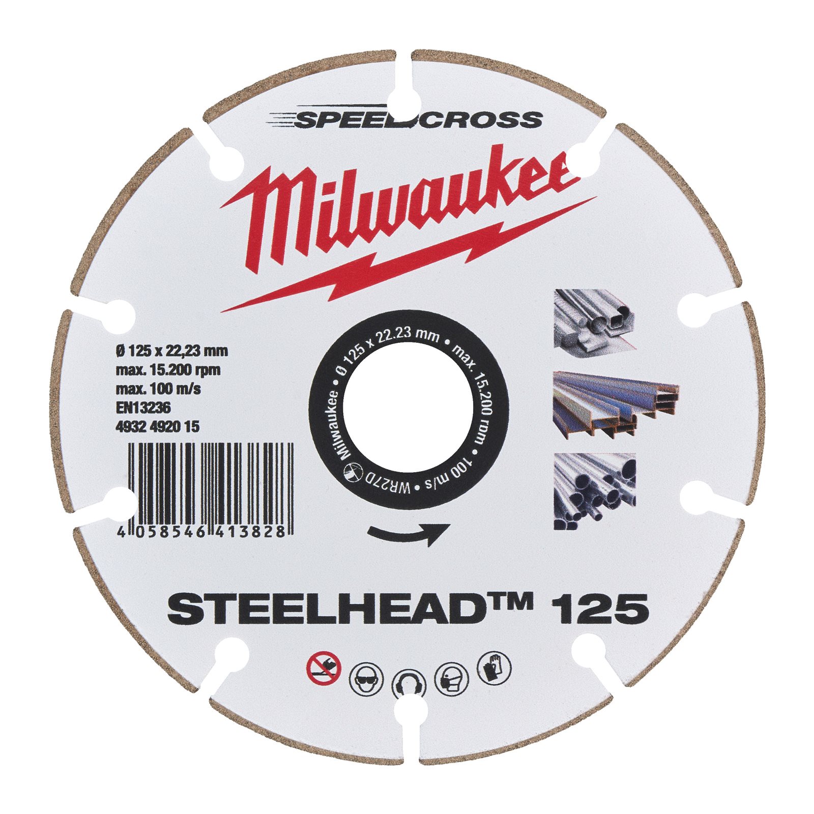 Disc Premium STEELHEAD - 350 mm 125 mm Milwaukee