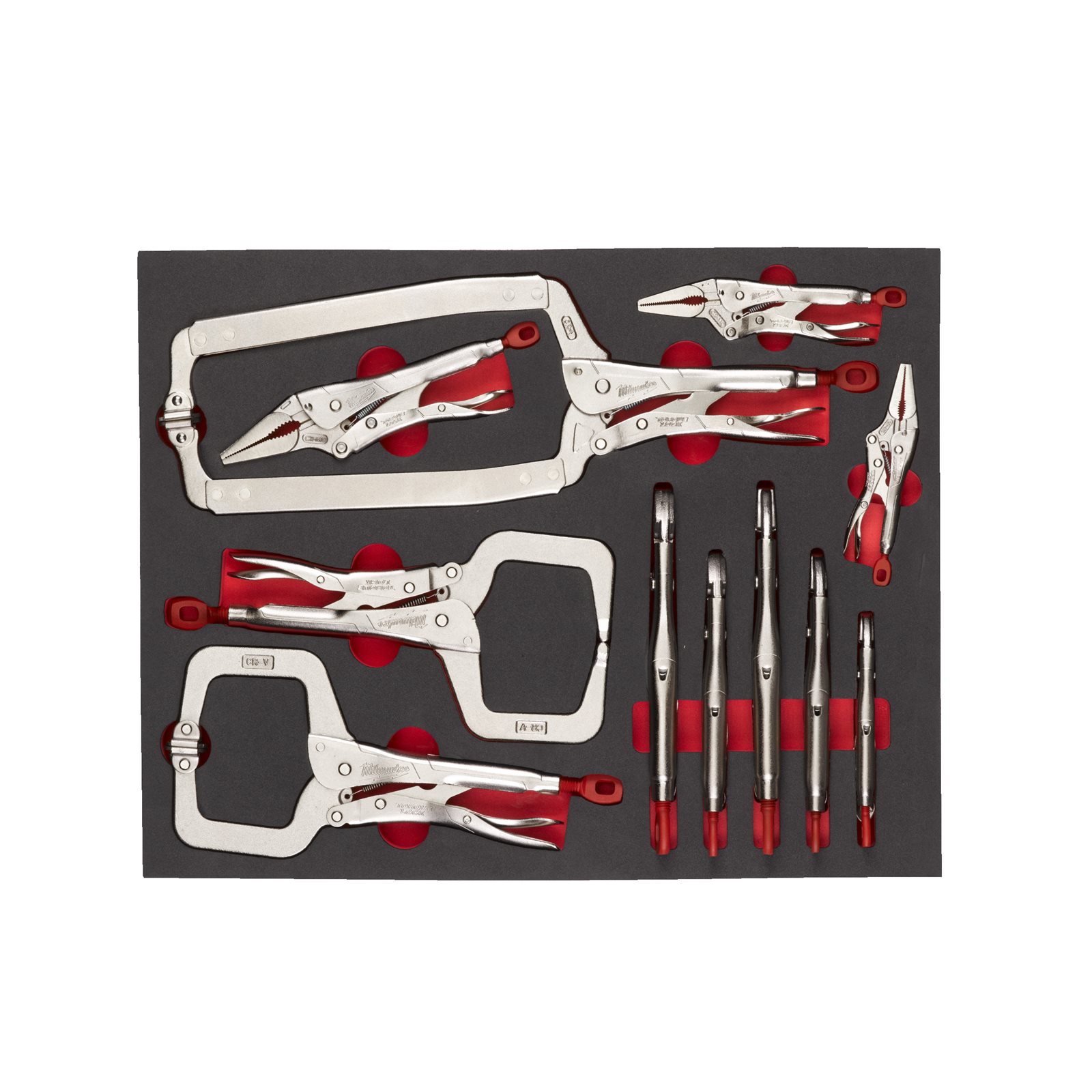 Set inserție spumă clești TORQUE LOCK 11 buc Milwaukee