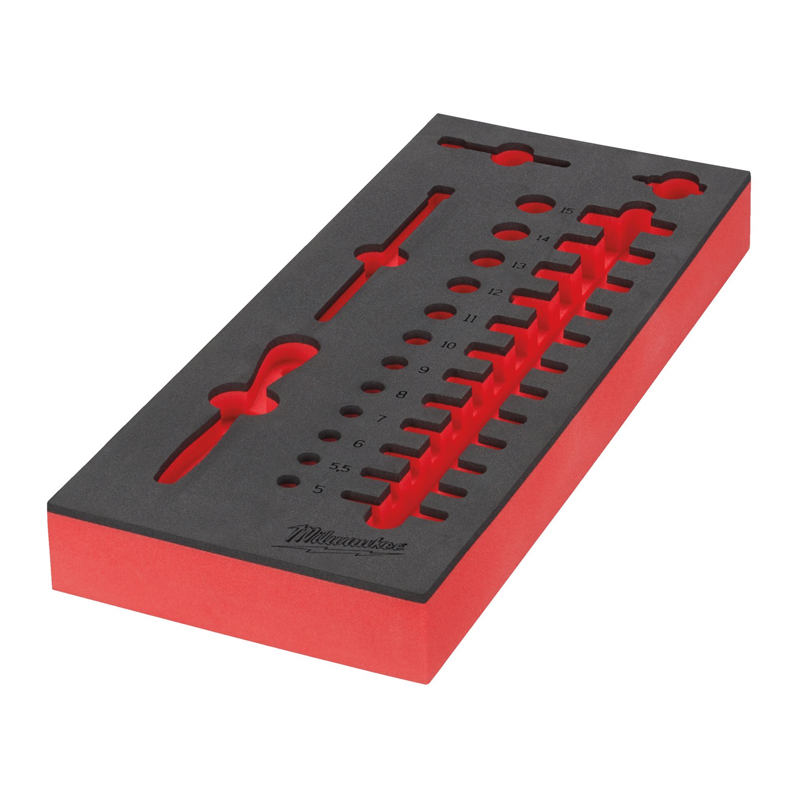 Inserție spumă goală pentru dulapul metalic 28 buc 1/4" Milwaukee - imagine 2