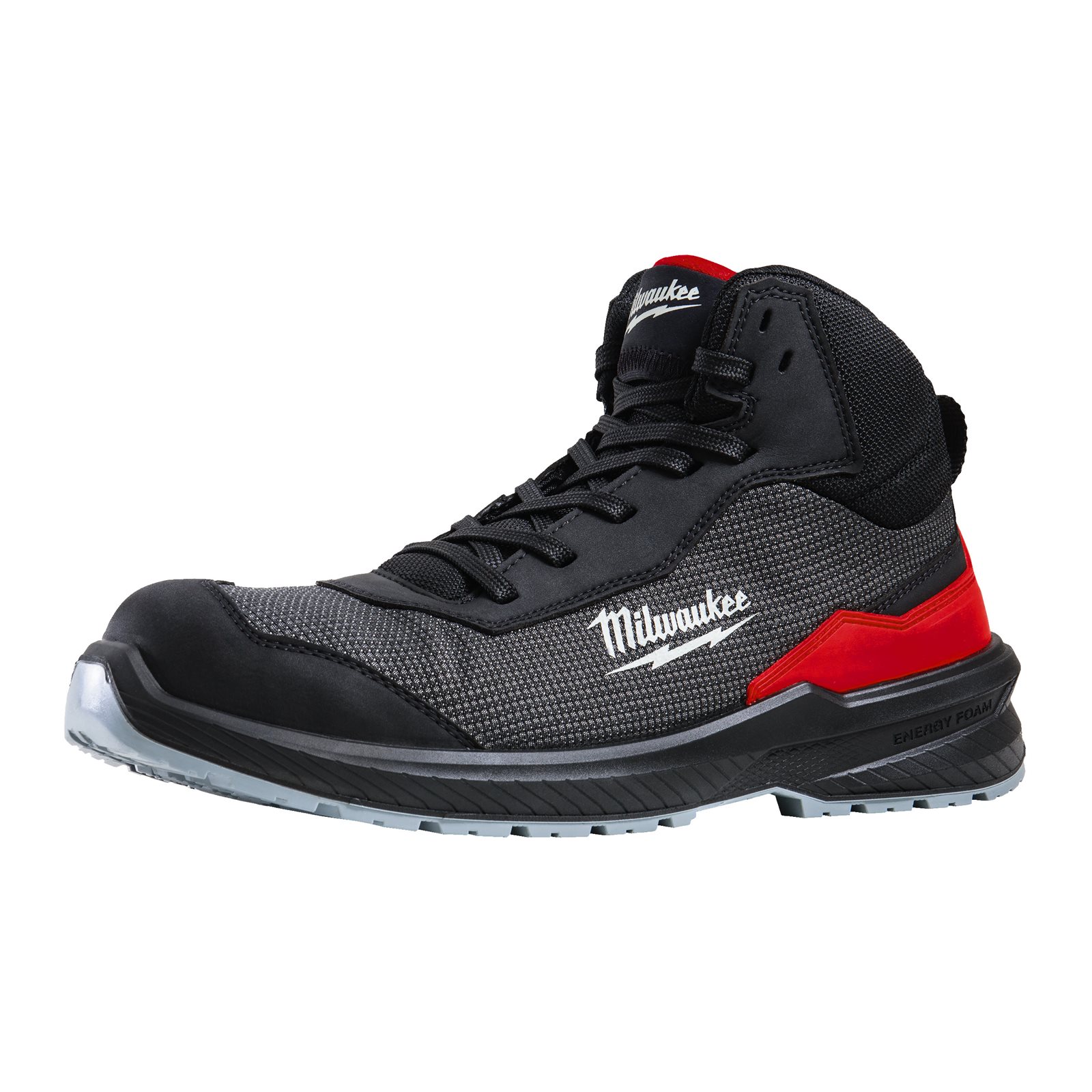 Ghete negre de protecție Flextred S1PS 1M110133 ESD FO SR Negru Milwaukee 4932493709