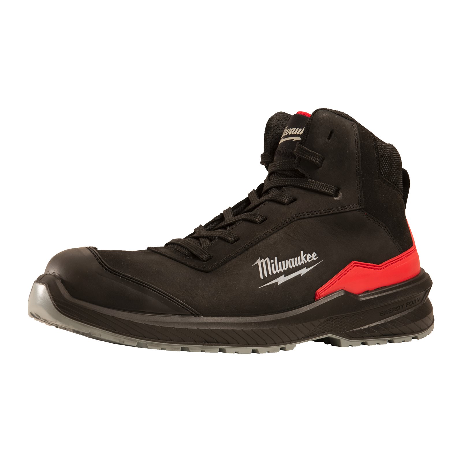 Ghete negre de protecție Flextred S3S 1M110133 ESD SC FO SR Negru Milwaukee 4932493738