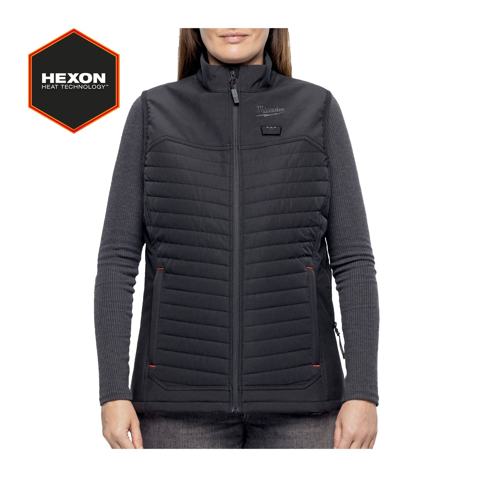Vestă puffer hibrid încălzită M12 HEXON damă Milwaukee M12 HPVLBL3-0 (M)