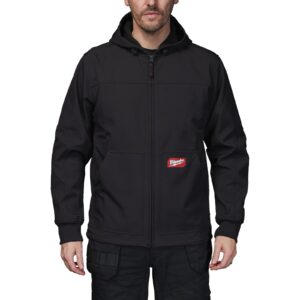 Jachetă Softshell neagră cu glugă FREEFLEX Milwaukee SJ BL M