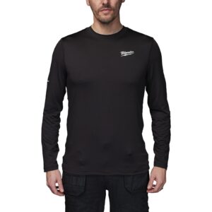 Bluză de corp neagră, vreme rece WORKSKIN Milwaukee CWB LS BL L