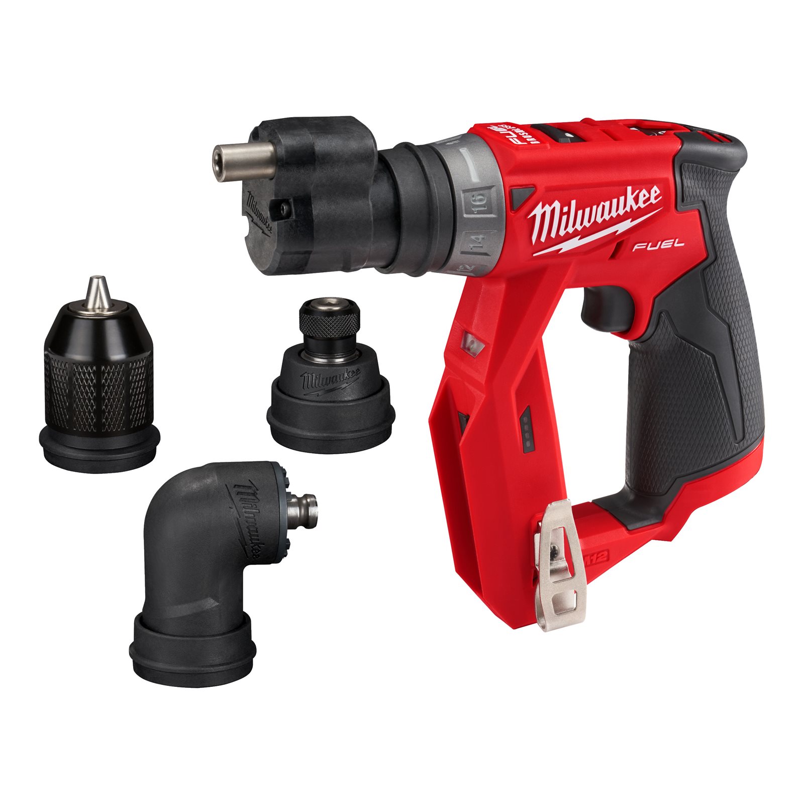 Mașină de găurit și înșurubat M12 FUEL cu accesorii interschimbabile Milwaukee M12 FDDXKIT-0X 4933471332