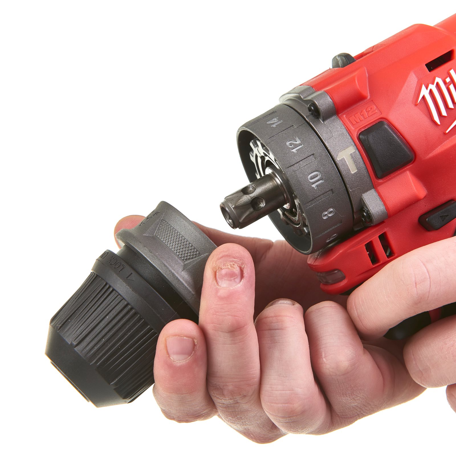 Mașină de găurit M12 FUEL subcompactă cu percuție și mandrină detașabilă Milwaukee M12 FPDX-0 4933464135 - detaliu 9