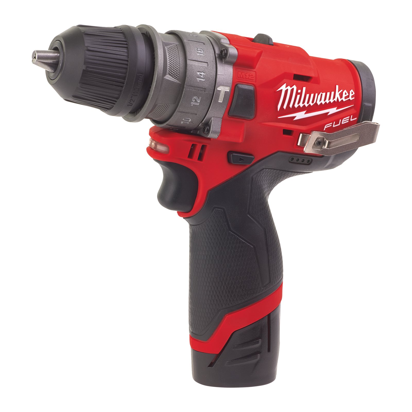 Mașină de găurit M12 FUEL subcompactă cu percuție și mandrină detașabilă Milwaukee M12 FPDXKIT-202X 4933464138 - imagine 2