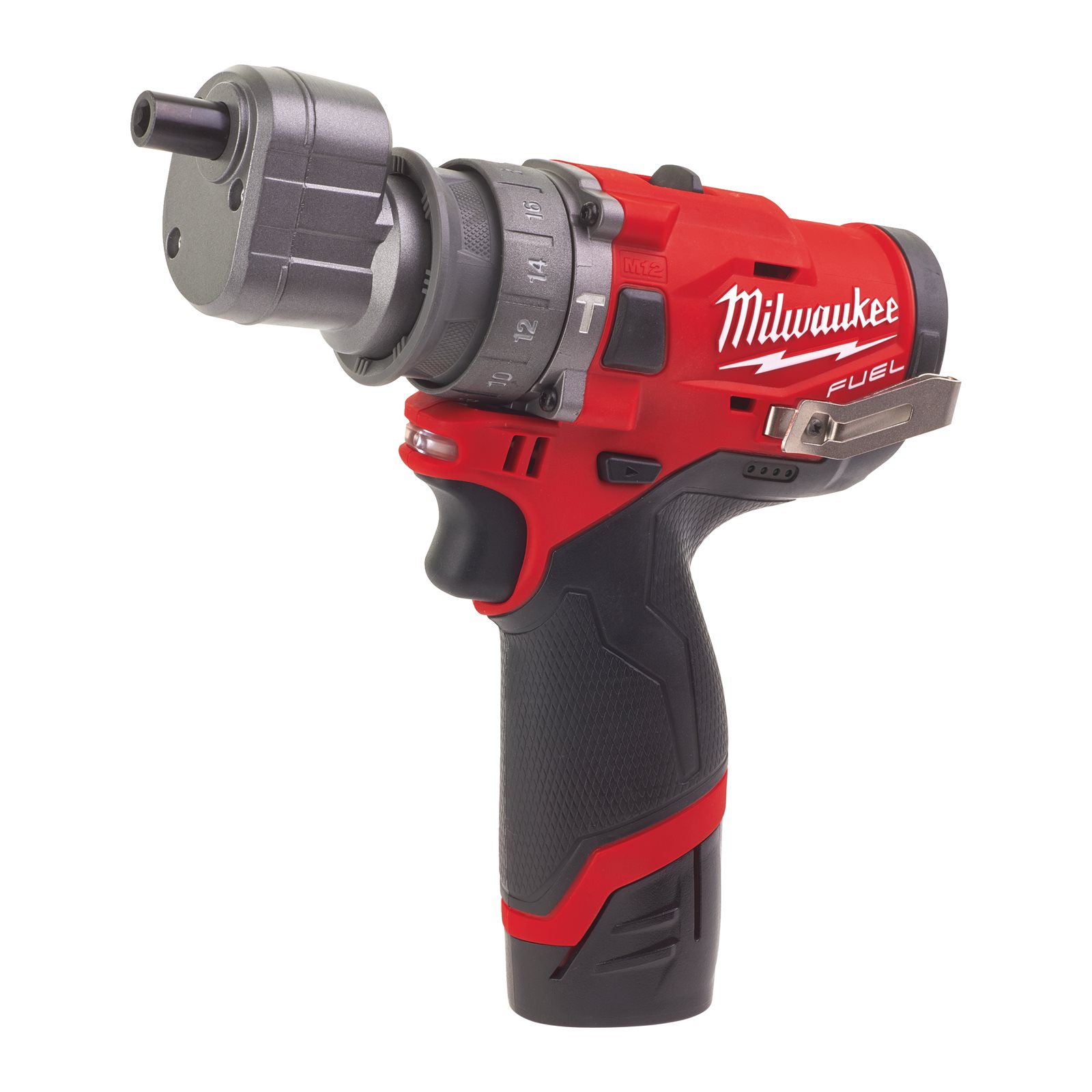 Mașină de găurit M12 FUEL subcompactă cu percuție și mandrină detașabilă Milwaukee M12 FPDXKIT-202X 4933464138 - imagine 6