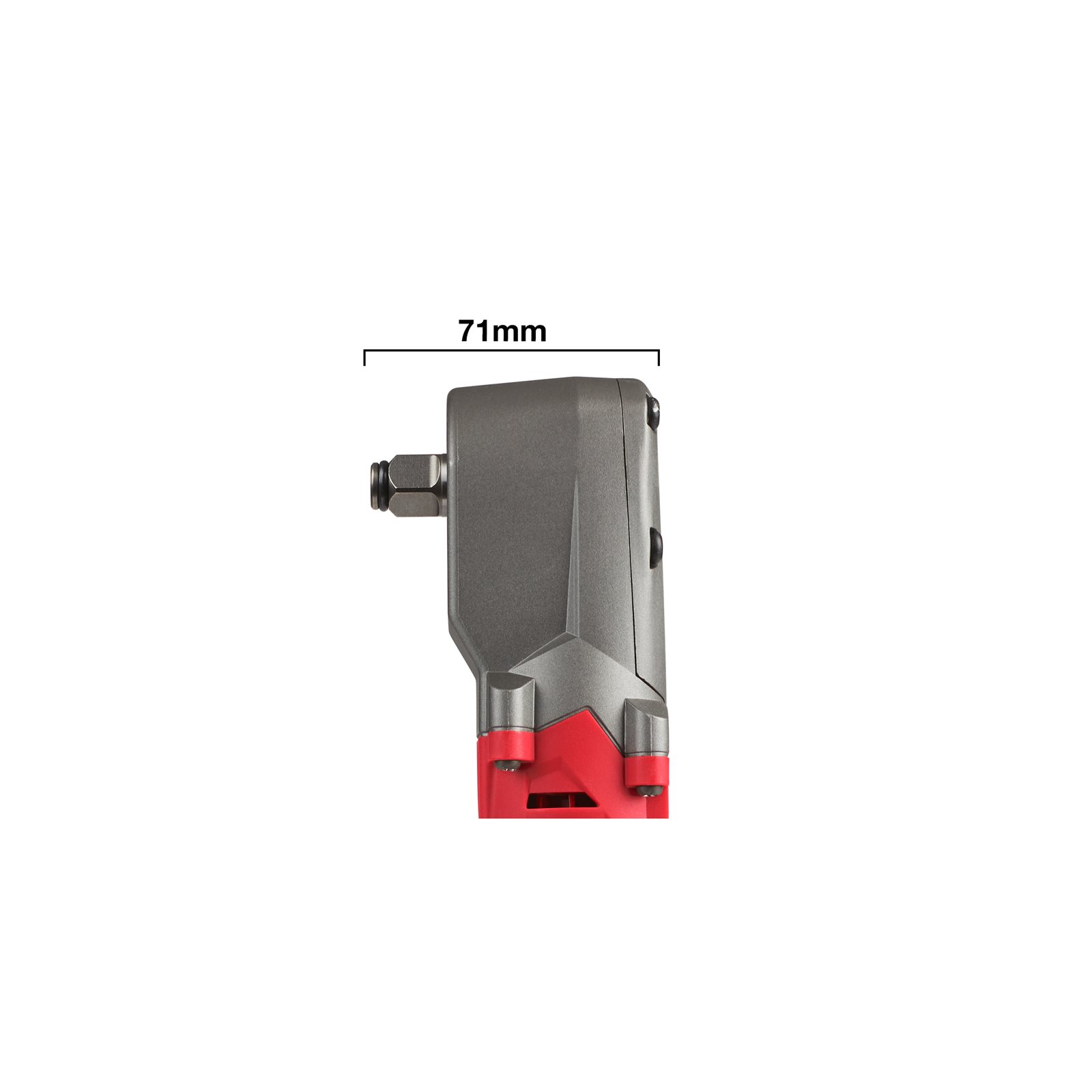 Cheie de impact 3/8" M12 FUEL cu unghi drept și inel de fixare Milwaukee M12 FRAIWF38-0 - detaliu 3