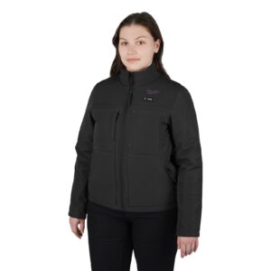 Jachetă Puffer neagră încălzită pentru femei M12 Milwaukee M12 HPJLBL2-0 (L)