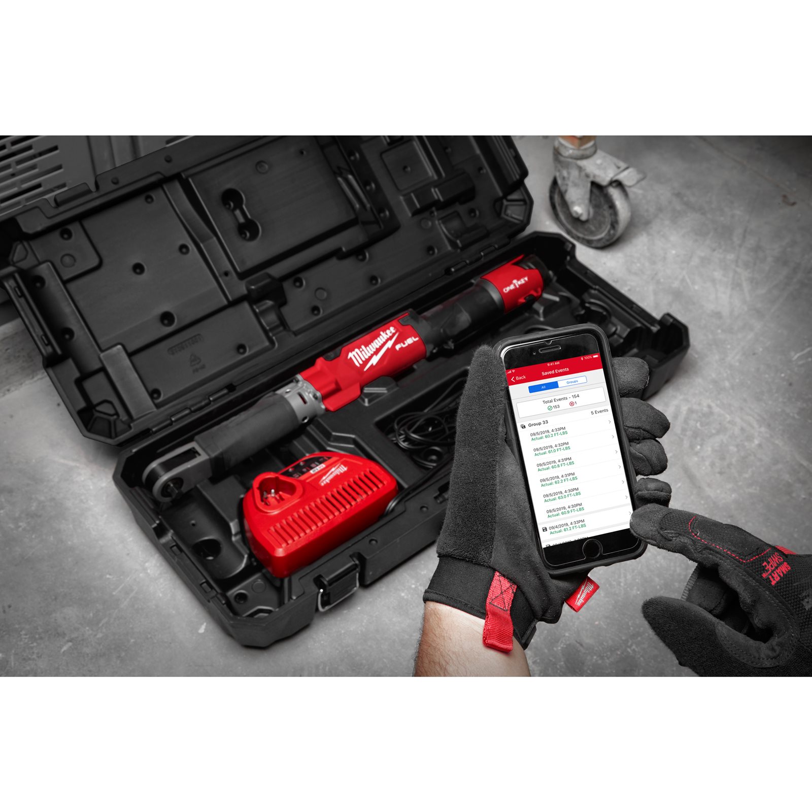 Cheie dinamometrică digitală 3/8 " M12 FUEL ONE-KEY Milwaukee M12 ONEFTR38-0C - detaliu 1