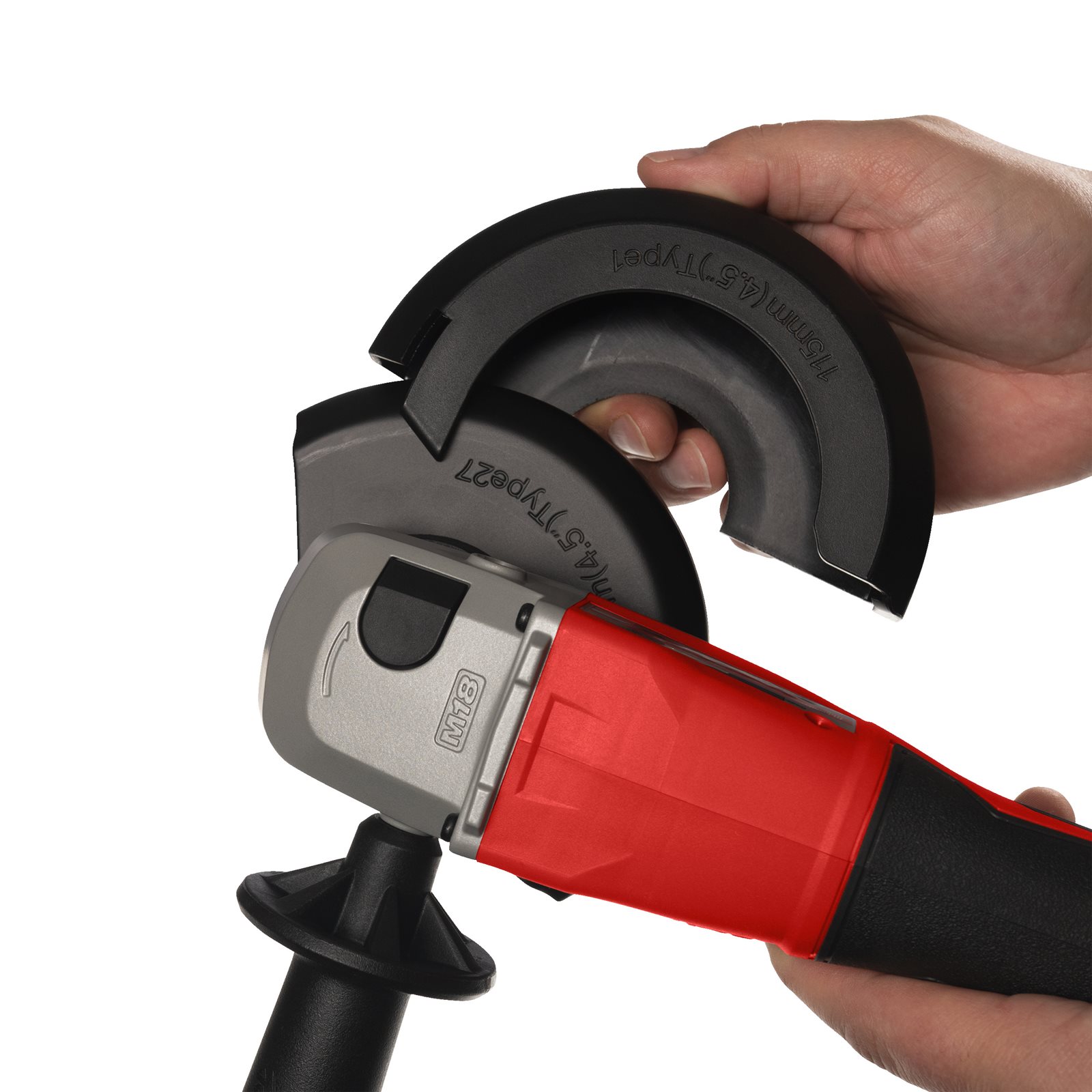 Polizor unghiular fără perii 115 mm M18 cu comutator tip clapetă Milwaukee M18 BLSAG115XPD-0 - detaliu 2