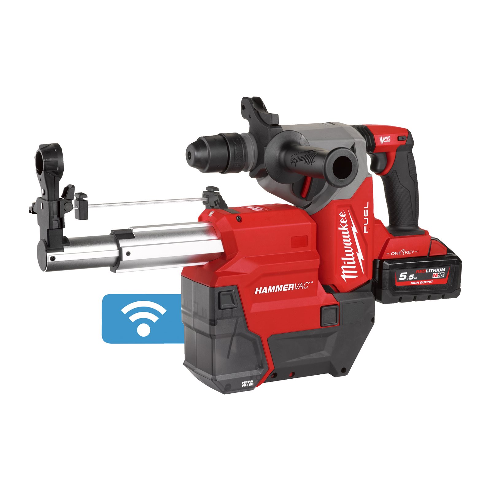 Extractor praf M18 FUEL AUTOPULSE pentru ciocanele rotopercutoare SDS-plus 26 mm Milwaukee M18 FDDEXL-0 - imagine 10