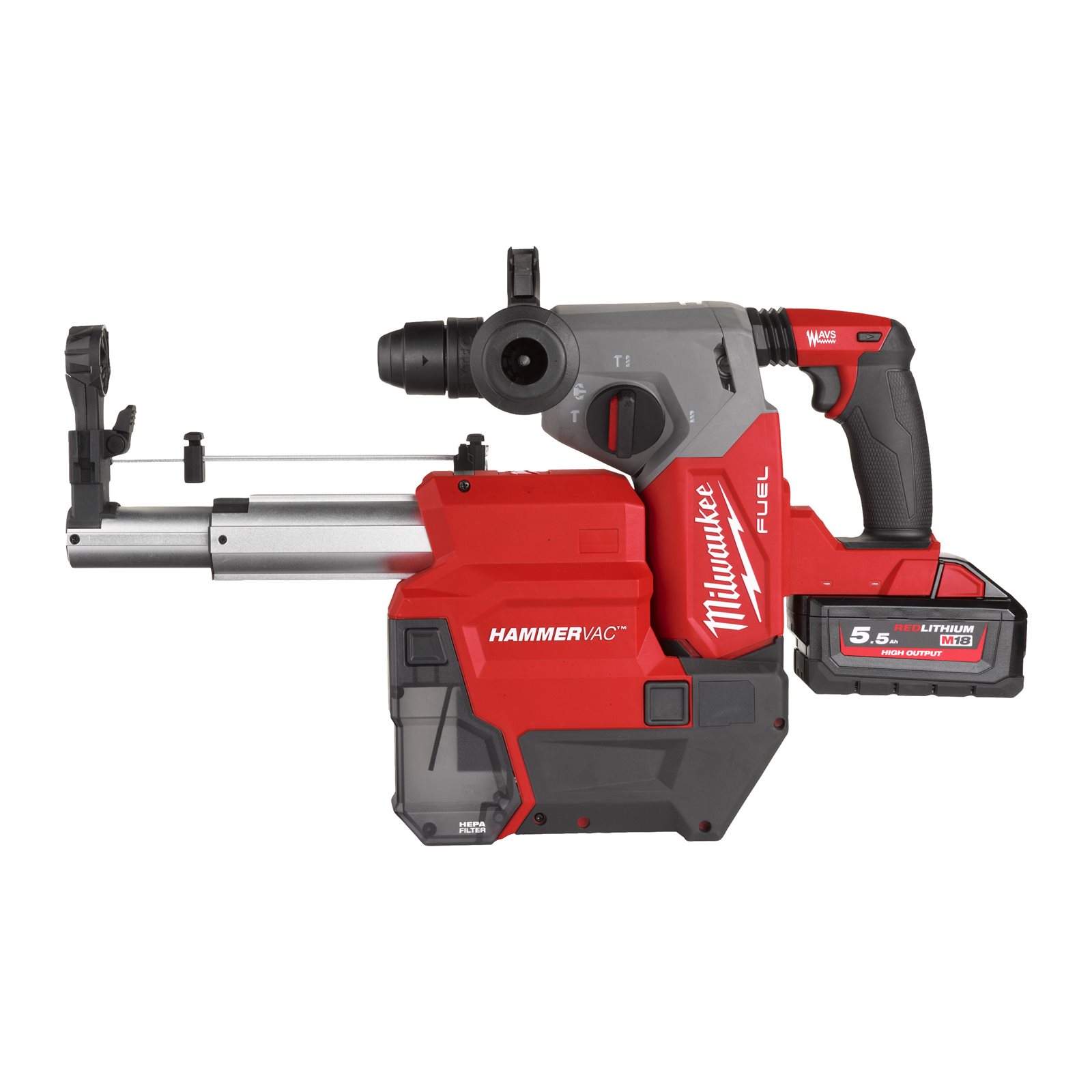 Extractor praf M18 FUEL AUTOPULSE pentru ciocanele rotopercutoare SDS-plus 26 mm Milwaukee M18 FDDEXL-0 - imagine 5