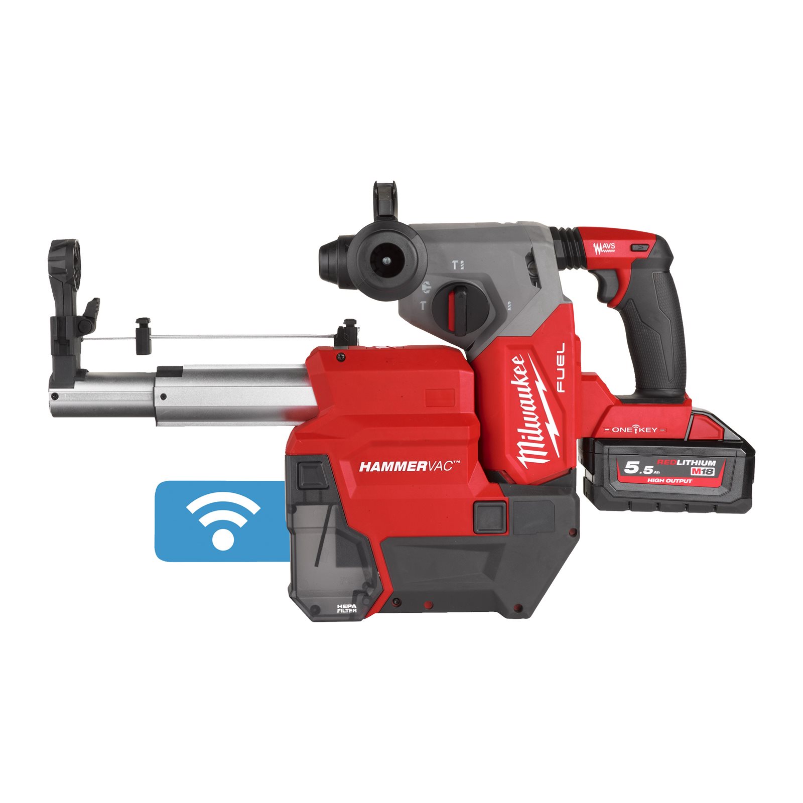 Extractor praf M18 FUEL AUTOPULSE pentru ciocanele rotopercutoare SDS-plus 26 mm Milwaukee M18 FDDEXL-0 - imagine 7