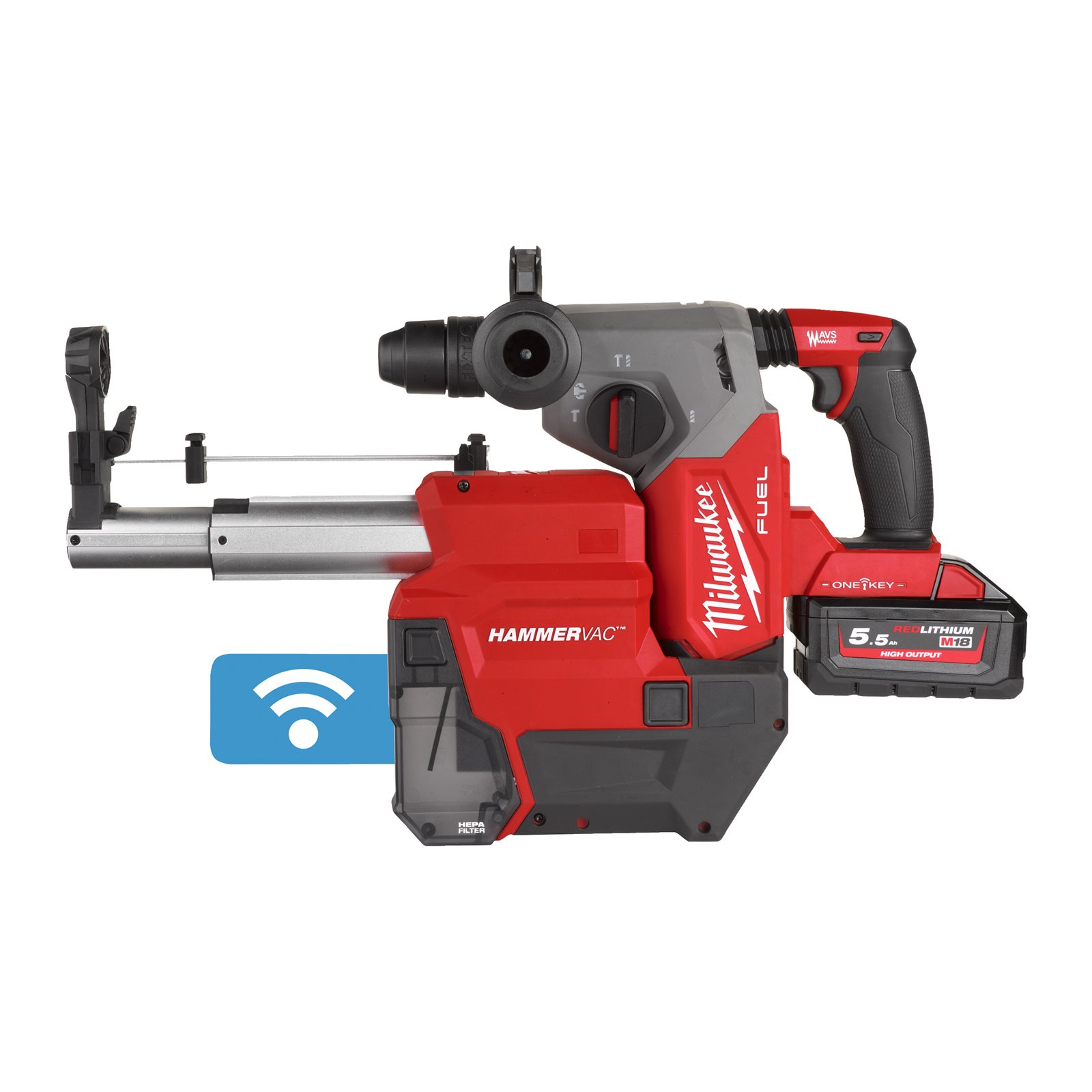 Extractor praf M18 FUEL AUTOPULSE pentru ciocanele rotopercutoare SDS-plus 26 mm Milwaukee M18 FDDEXL-0 - imagine 9